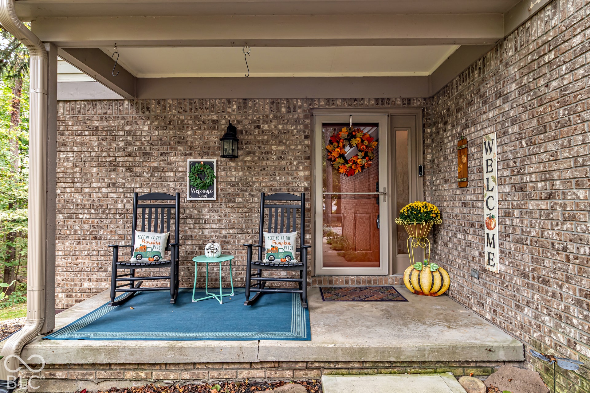 Covered front porch