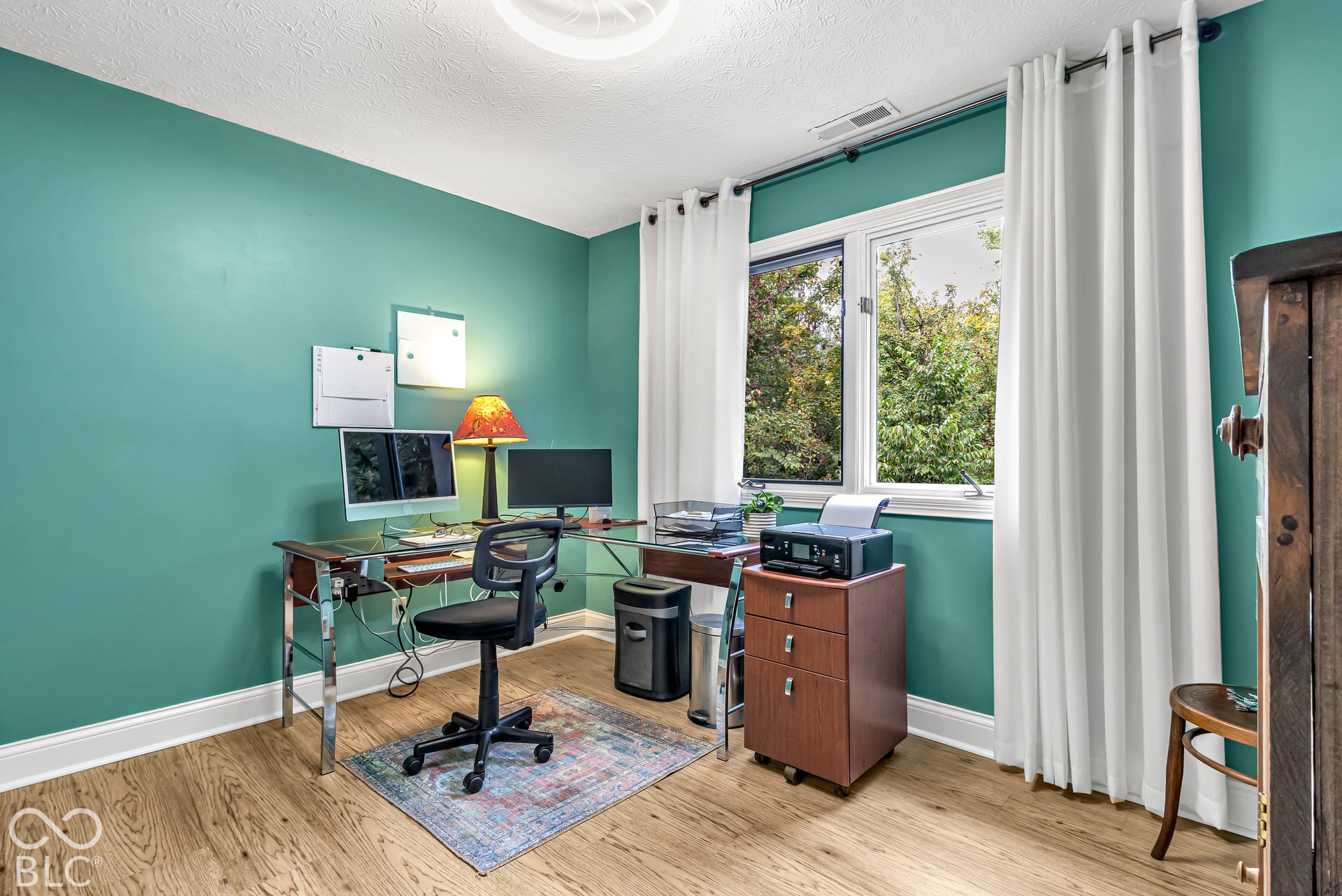 Bedroom 3 with engineered hardwood flooring