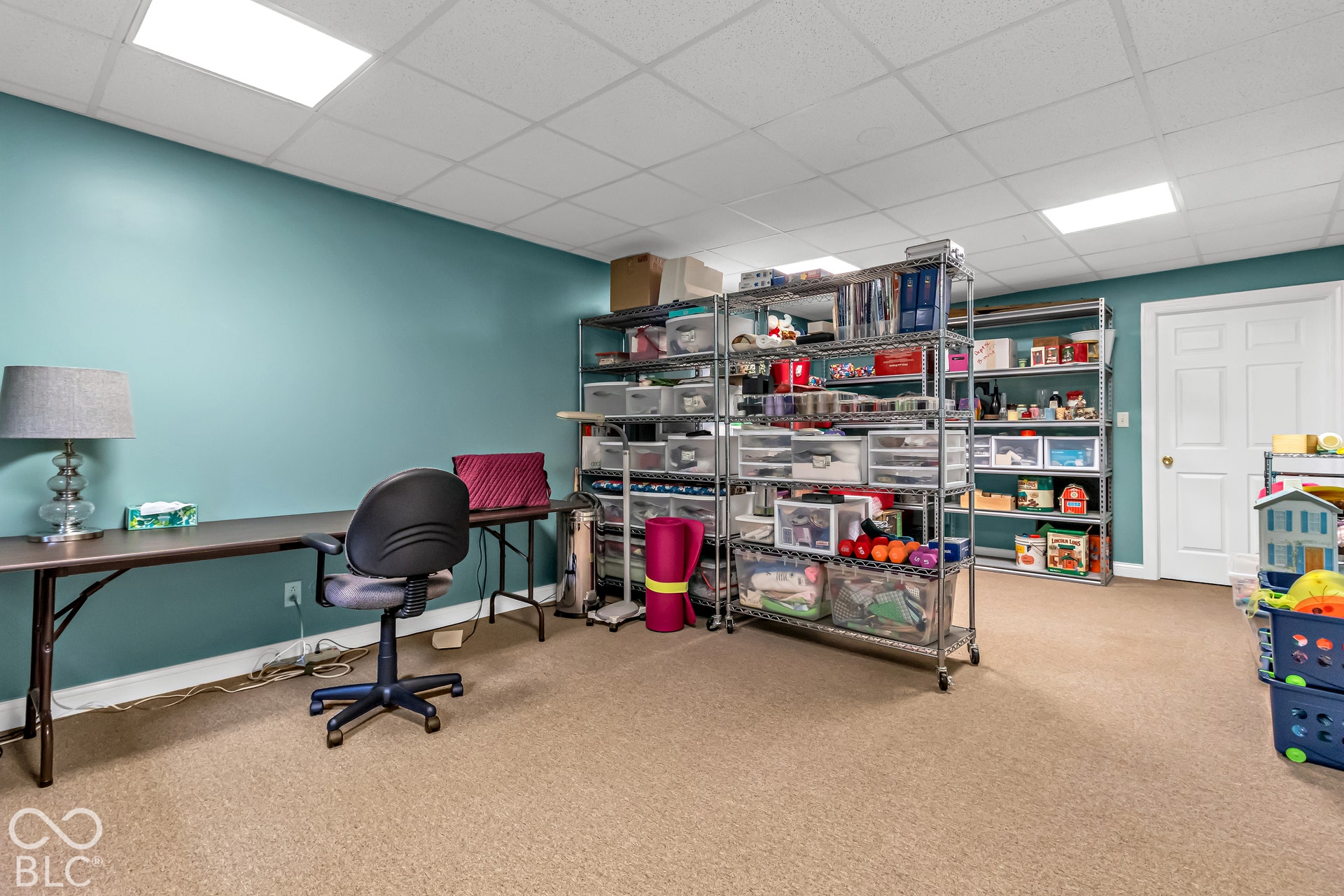 Large bonus room in basement has many possibilities