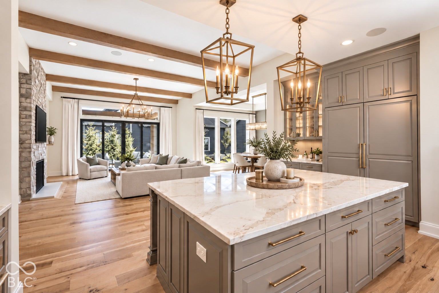 5838 Marvie Drive, Zionsville, IN 46077 Virtually Altered - Images are renderings for illustrative purposes only. Final home appearance and finishes may vary.