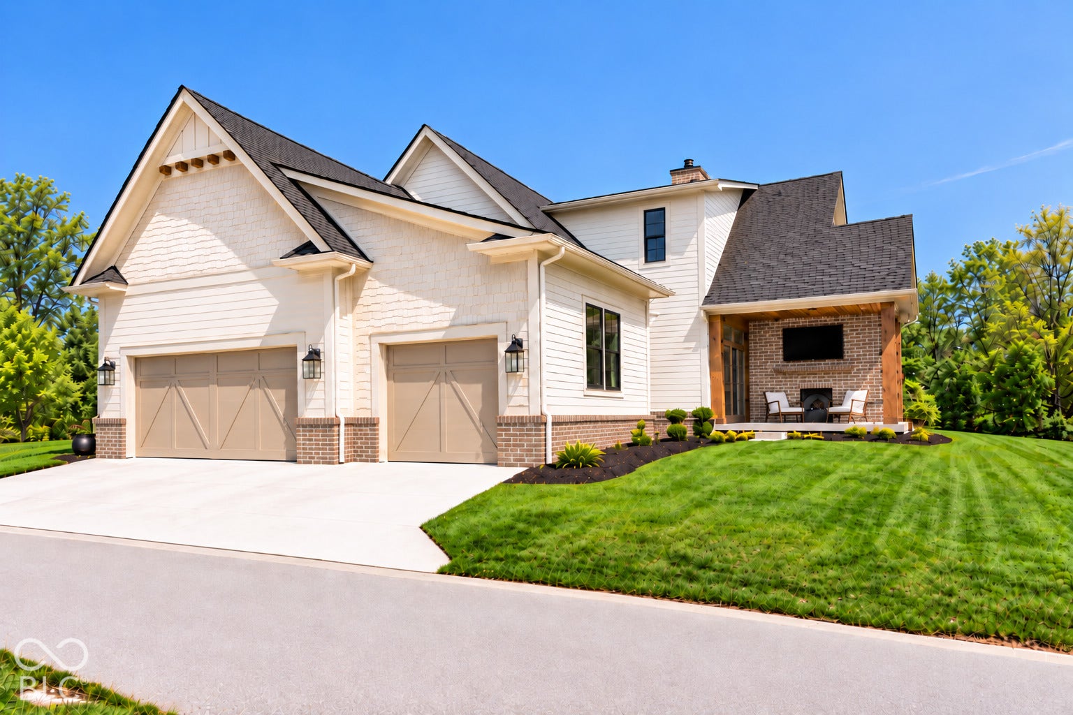 5838 Marvie Drive, Zionsville, IN 46077 Virtually Altered - Images are renderings for illustrative purposes only. Final home appearance and finishes may vary.