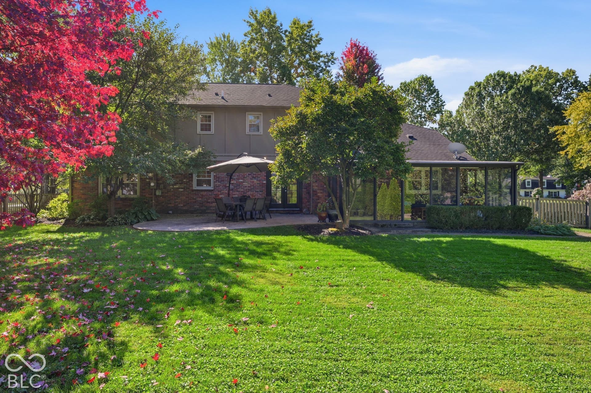 .47 acre lot with mature trees