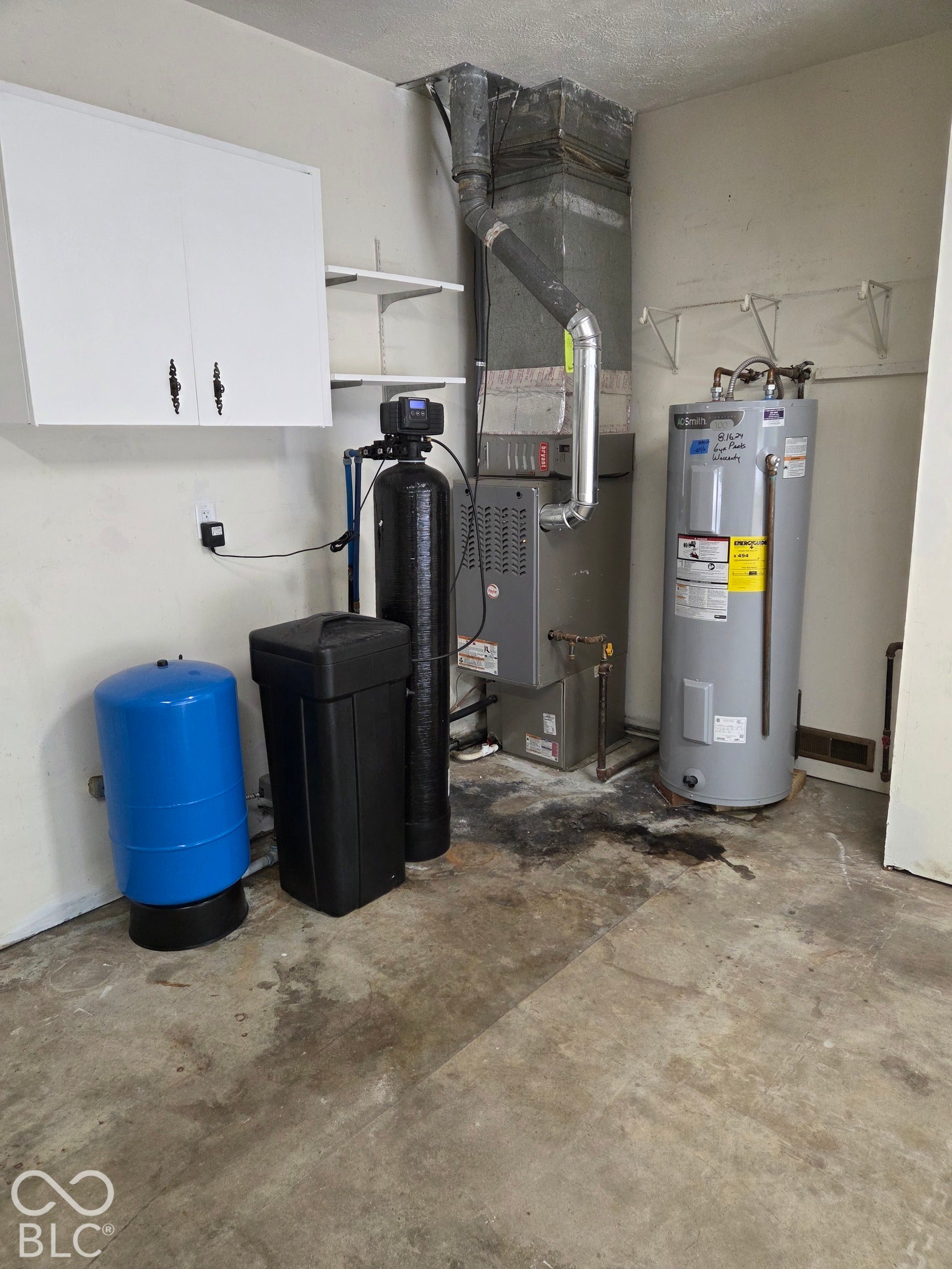 6614 Weil Drive, Brownsburg, IN 46112 Gas furnace, electric water heater, & water softener.