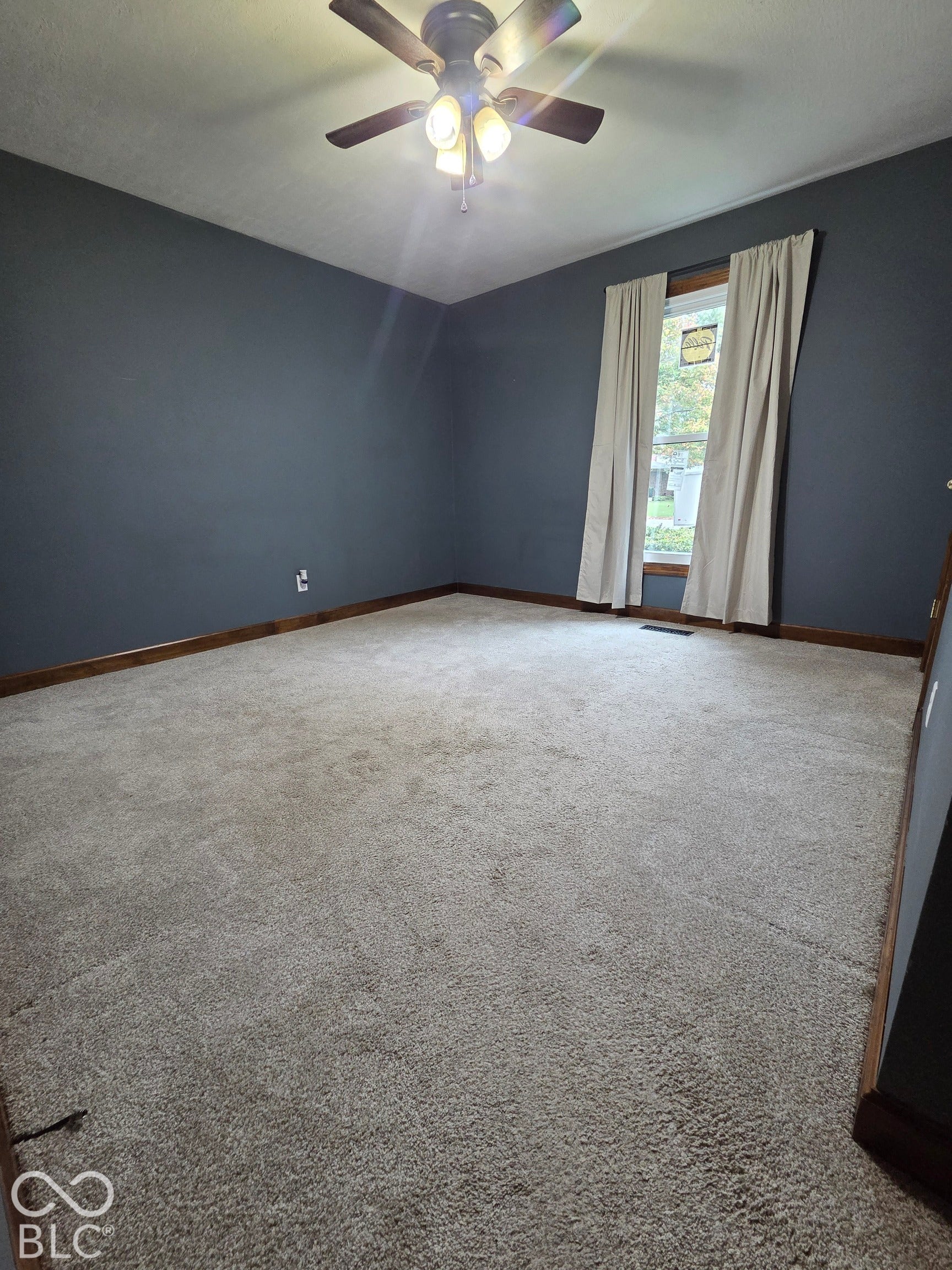 6614 Weil Drive, Brownsburg, IN 46112 Neutral-toned carpeting with dark wood-finish trim