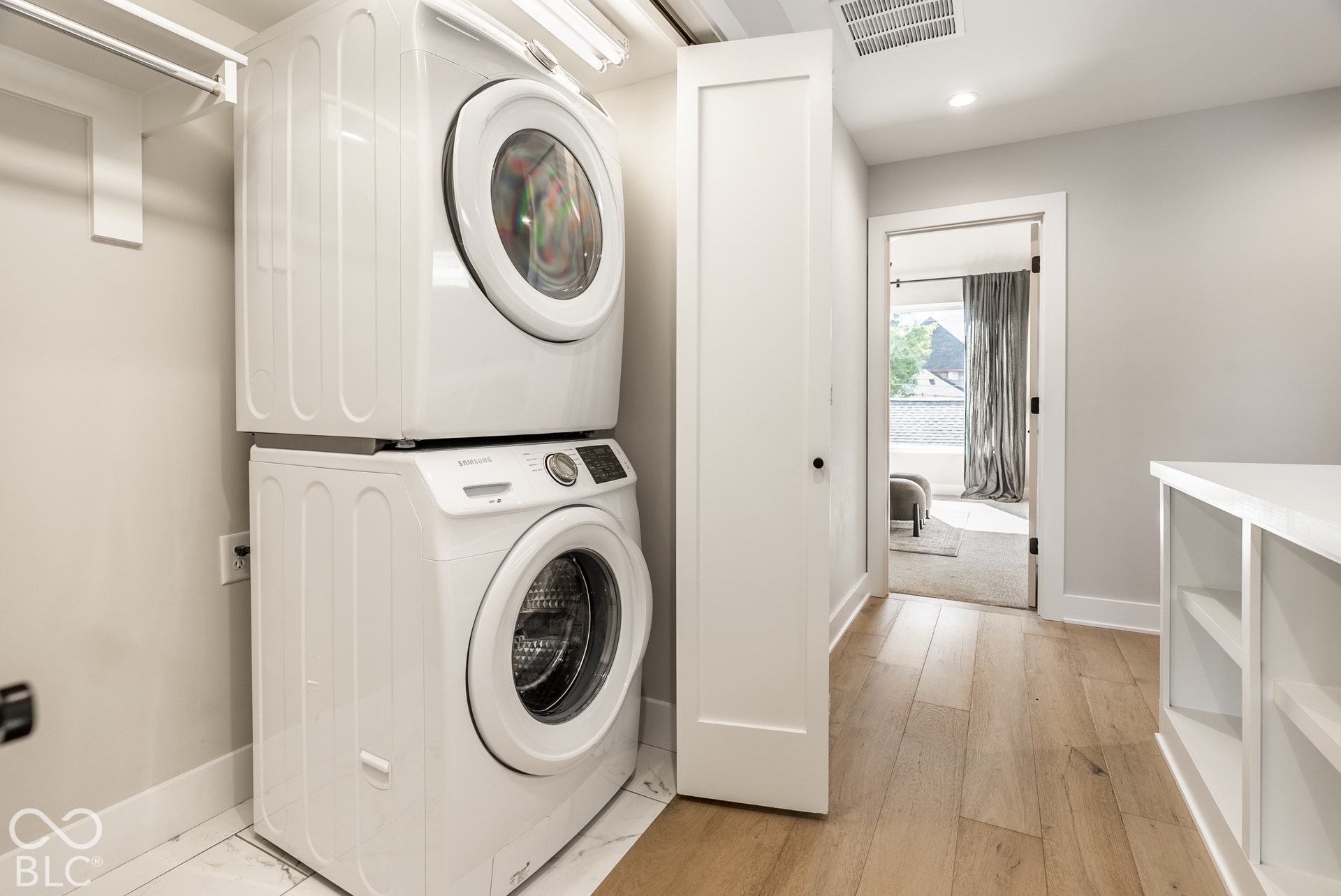 2nd Floor Laundry Space - With Doors