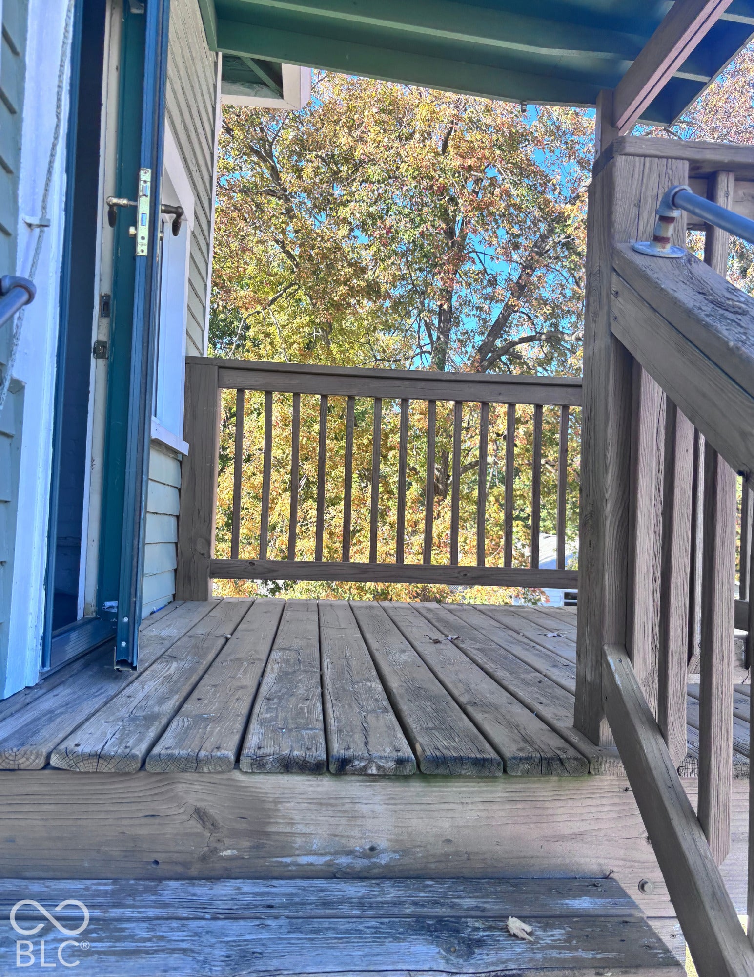 Third Unit Private Entry and Deck