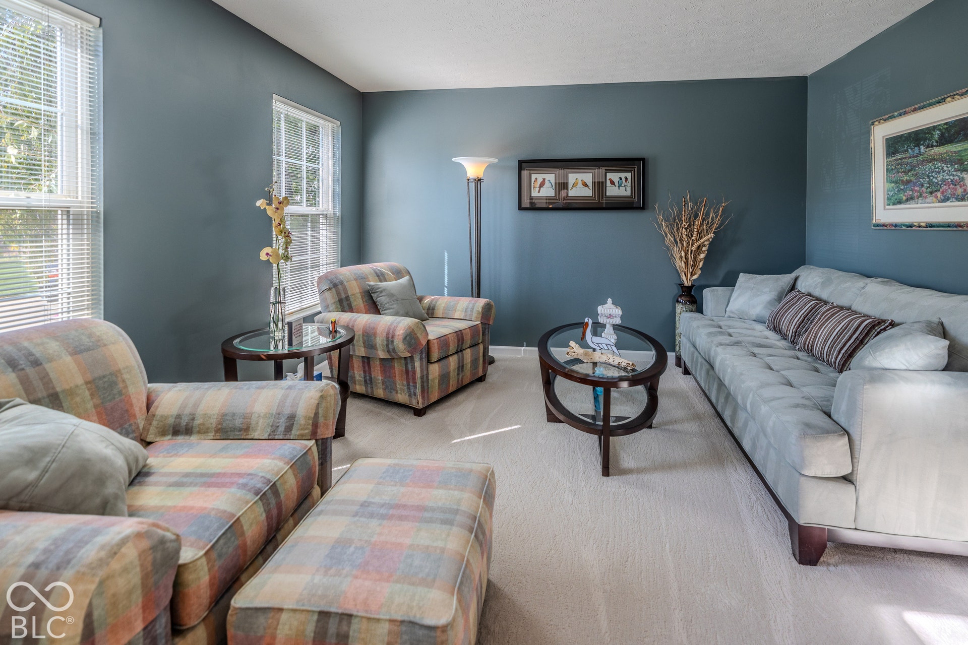 12046 Cowboys, Fishers, IN 46037 The formal living room is light and bright and could also be used as a home office.