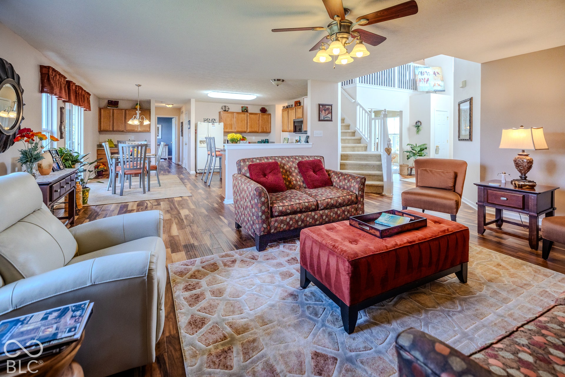 12046 Cowboys, Fishers, IN 46037 The family room will become the center of activity in the home and great for entertaining.