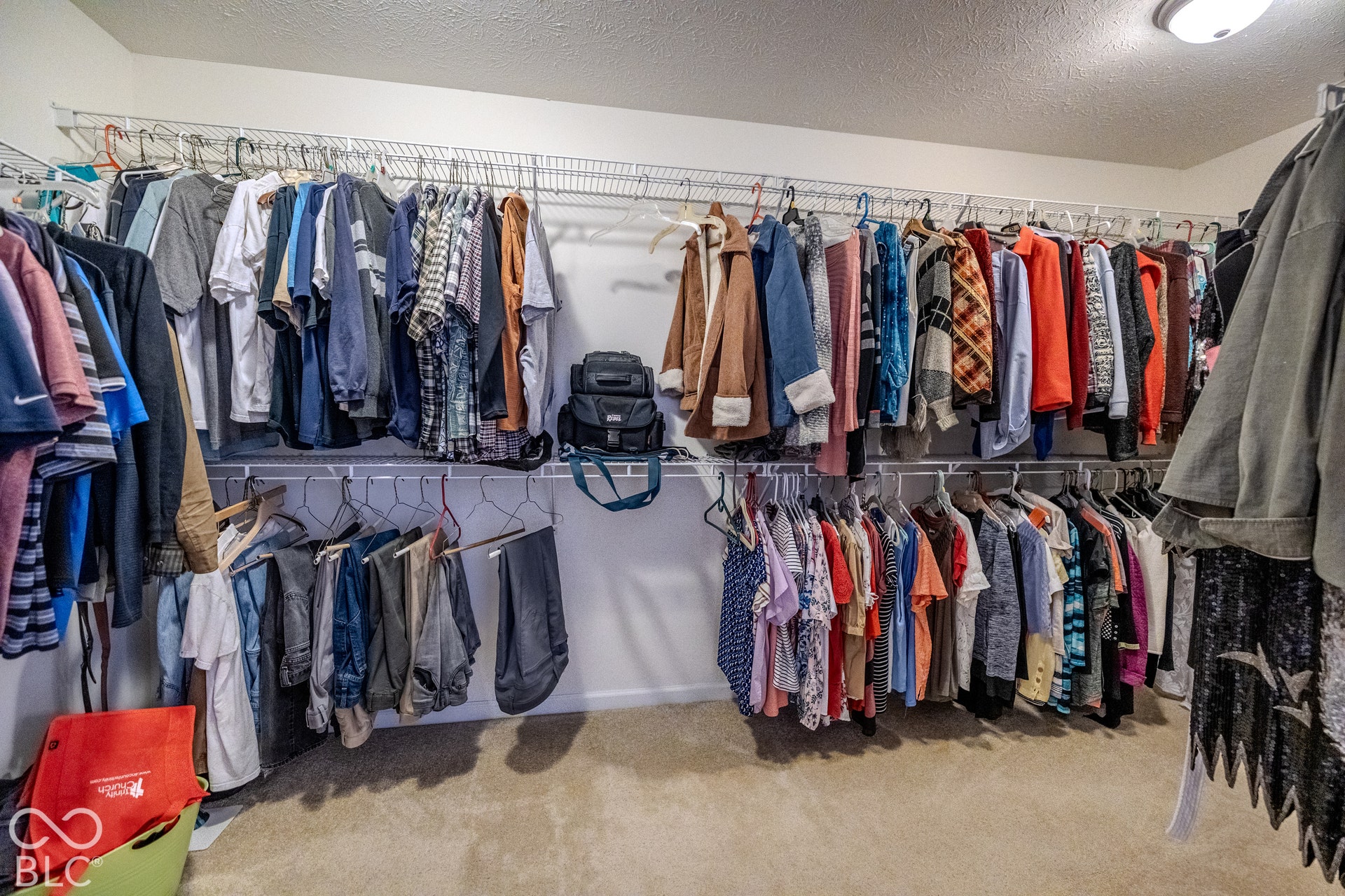 12046 Cowboys, Fishers, IN 46037 The primary bedroom walk-in closet offers abundant, well organized storage for your clothes.