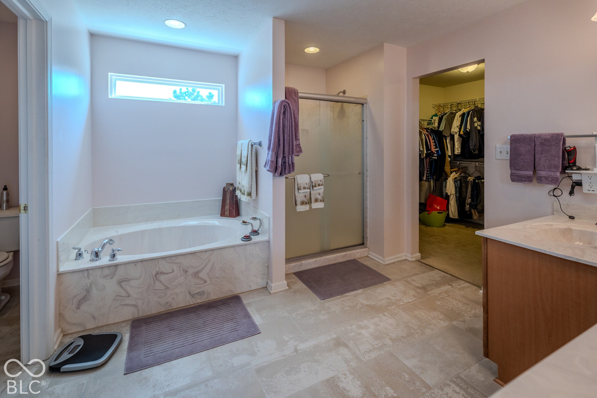 12046 Cowboys, Fishers, IN 46037 The primary bath features a garden soaking tub and a separate full shower.