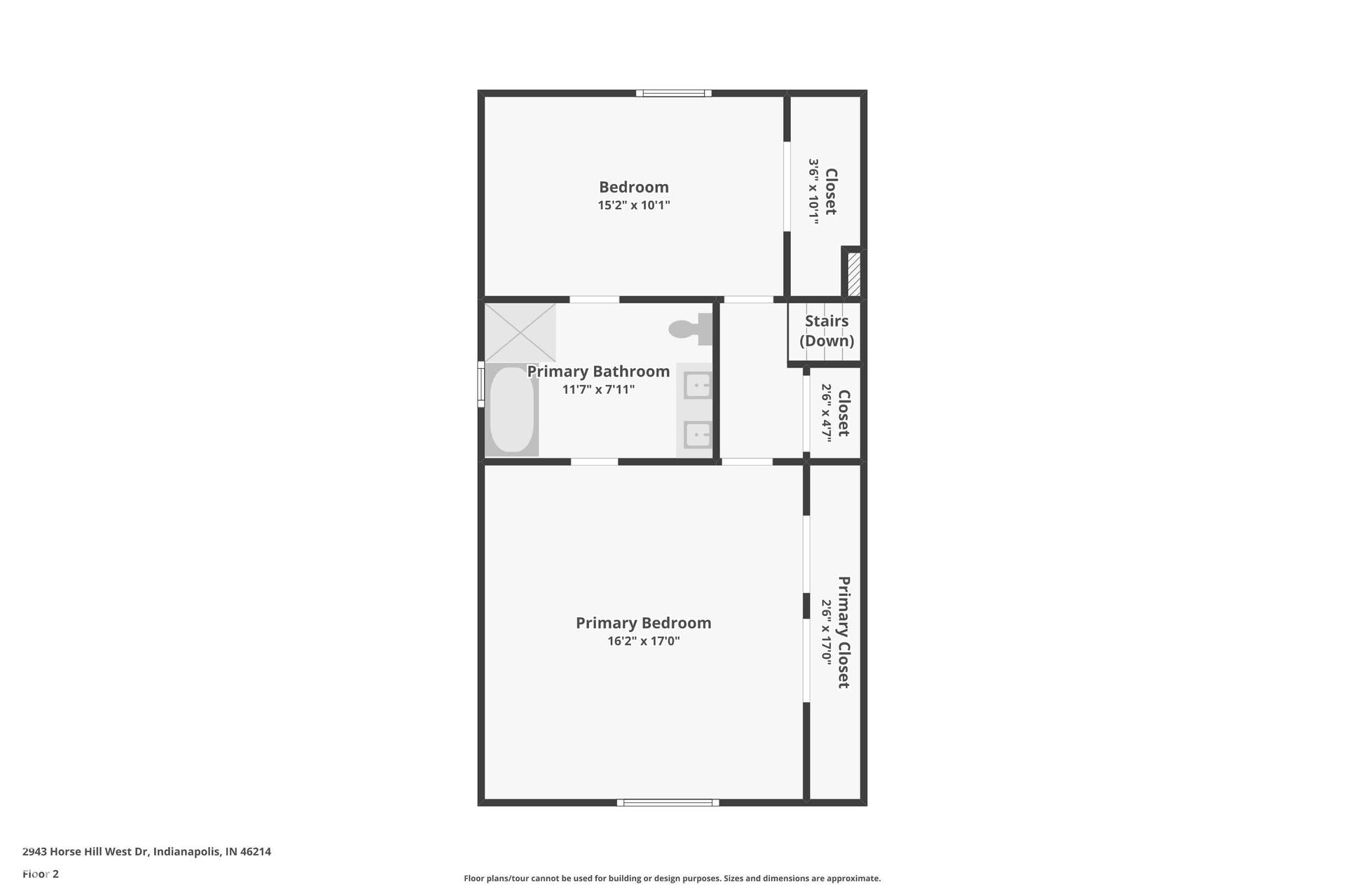 2943 Horse Hill West Drive, Indianapolis, IN 46214 Floor Plan