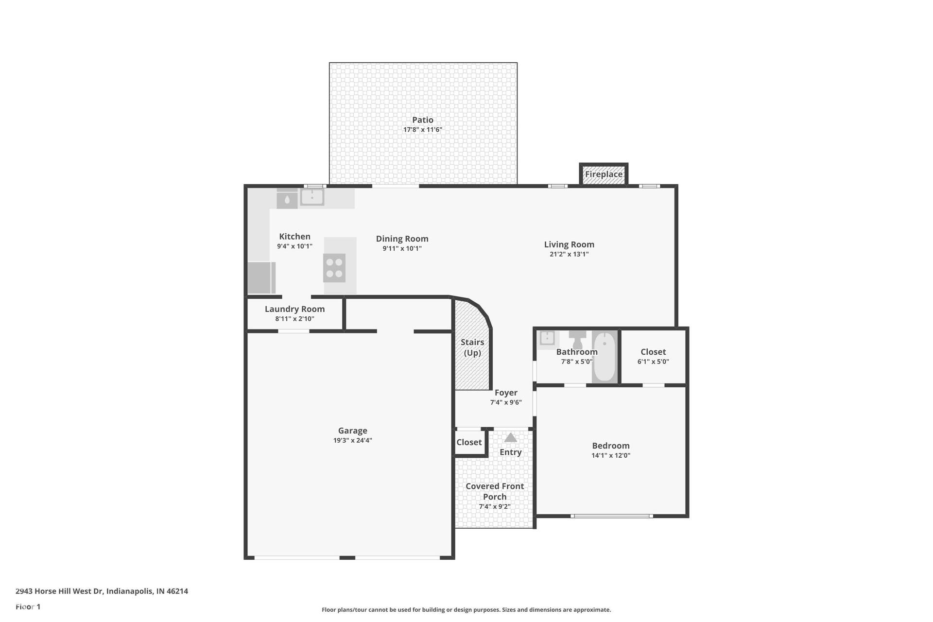 2943 Horse Hill West Drive, Indianapolis, IN 46214 Floor Plan