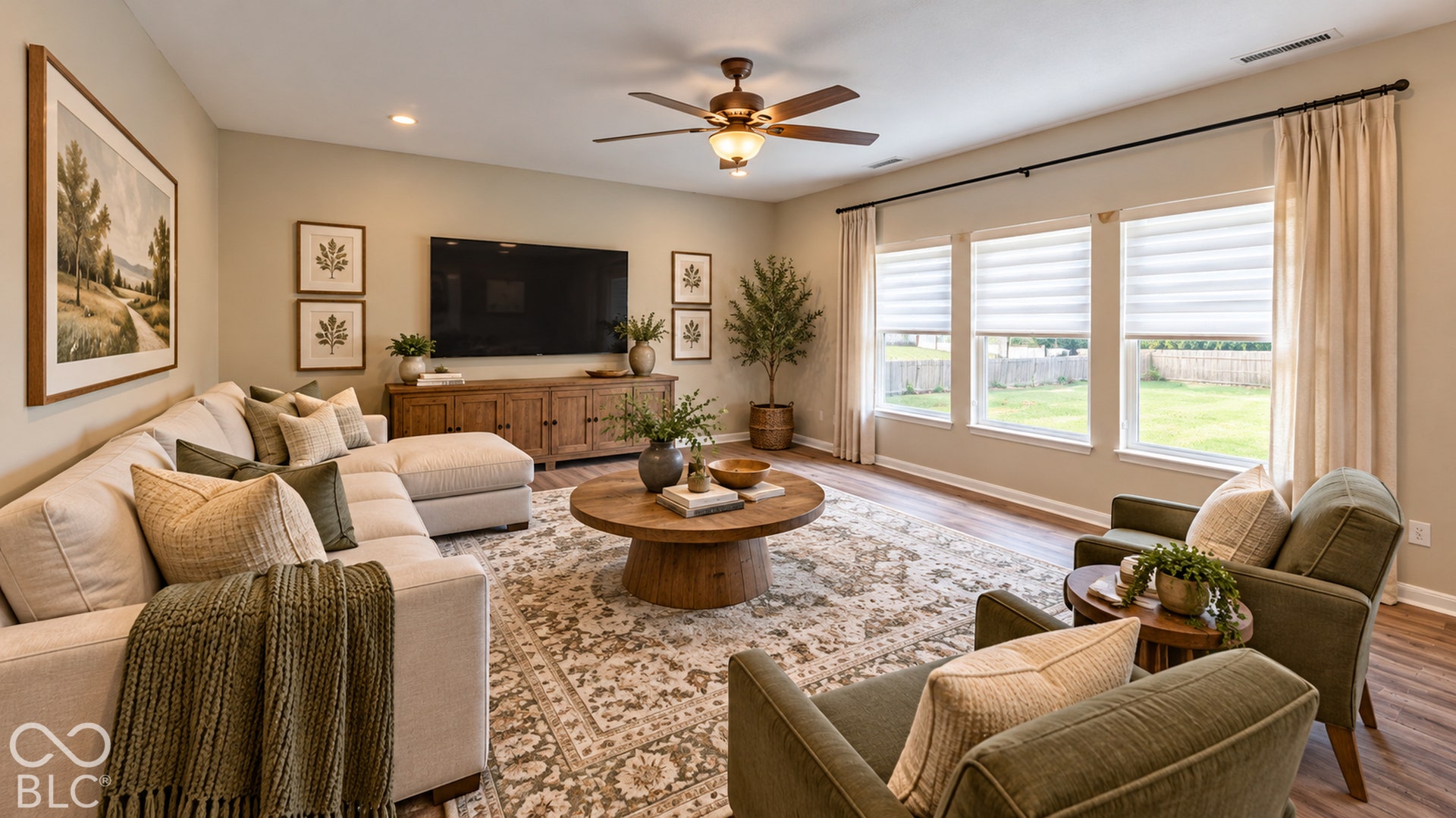Virtually Altered - *AI ALTERED TO SHOW WHAT IT COULD LOOK LIKE * | Wood-finish flooring throughout