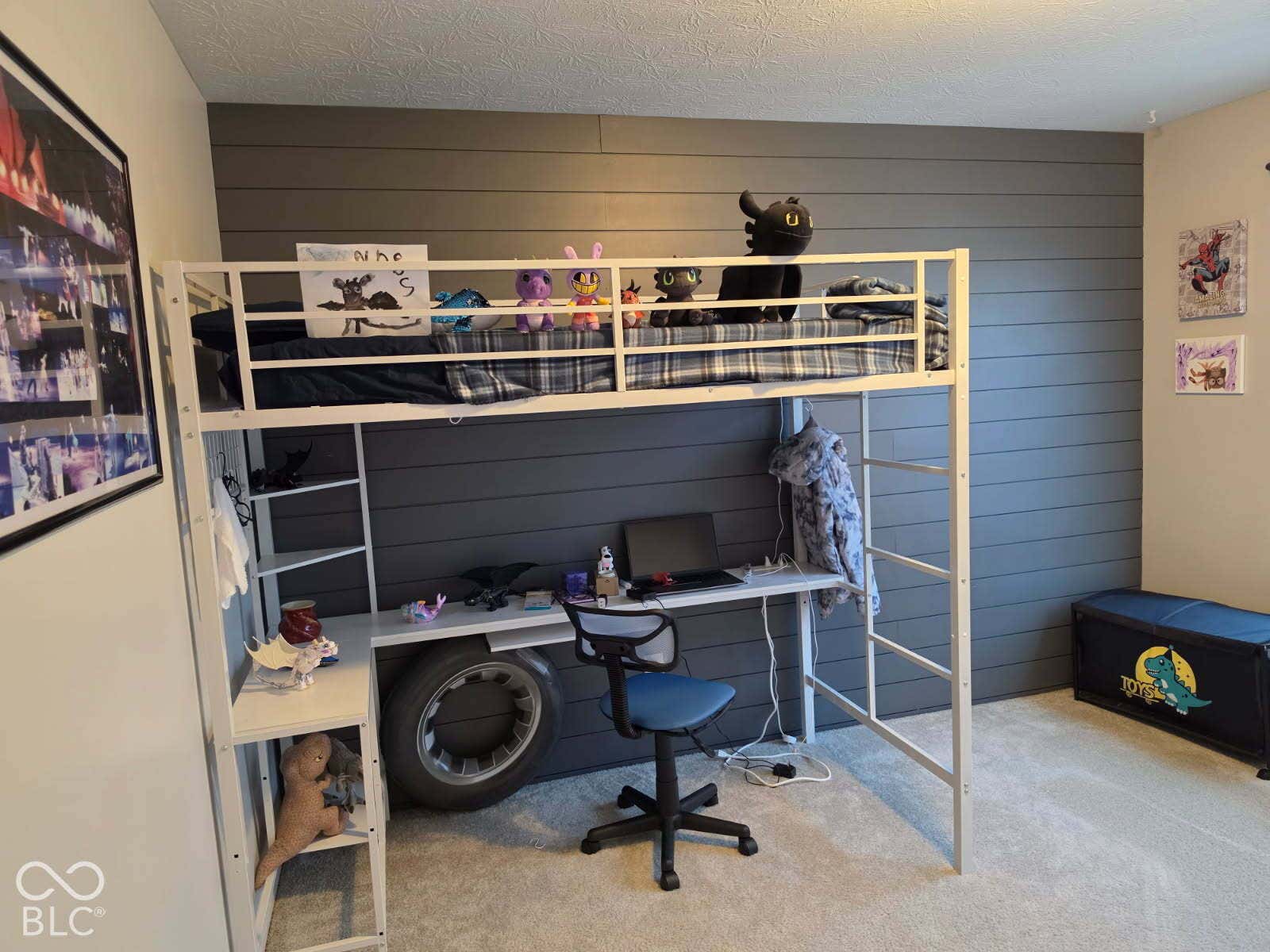 5579 W Turnbuckle Place, McCordsville, IN 46055 Bedroom 4, plenty of natural light, walk-closet.