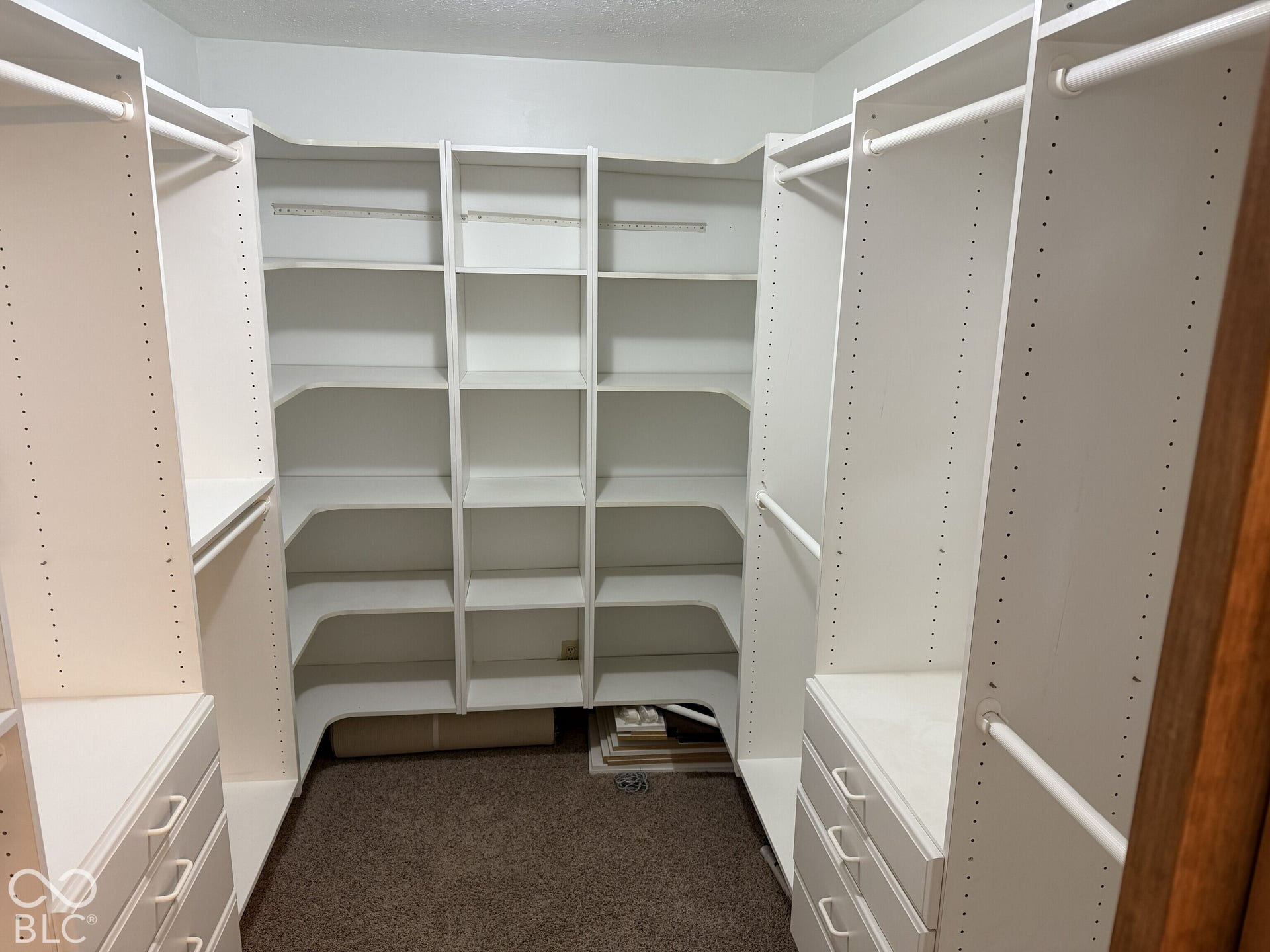 Primary walk-in closet