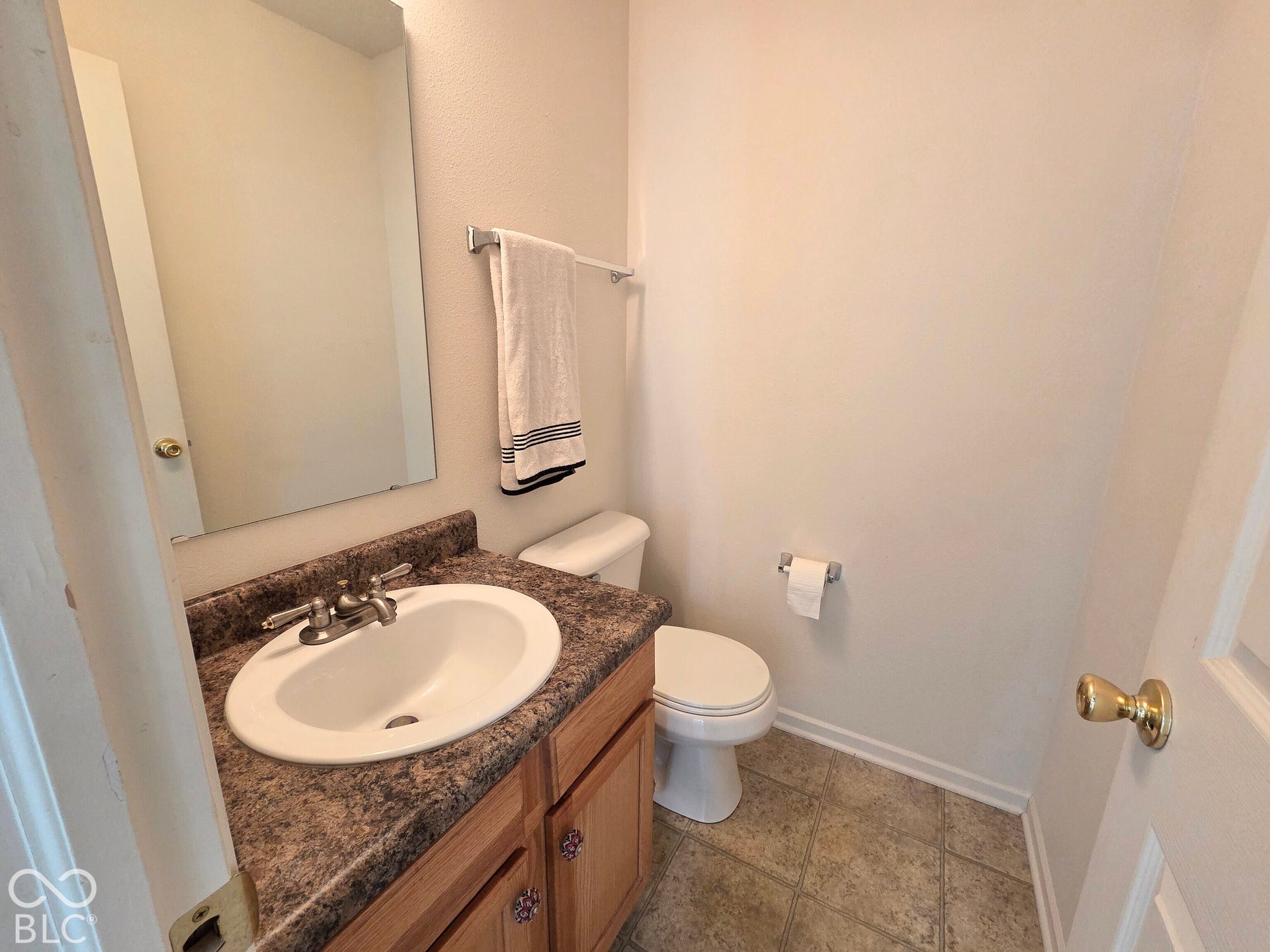 Half bath, main level