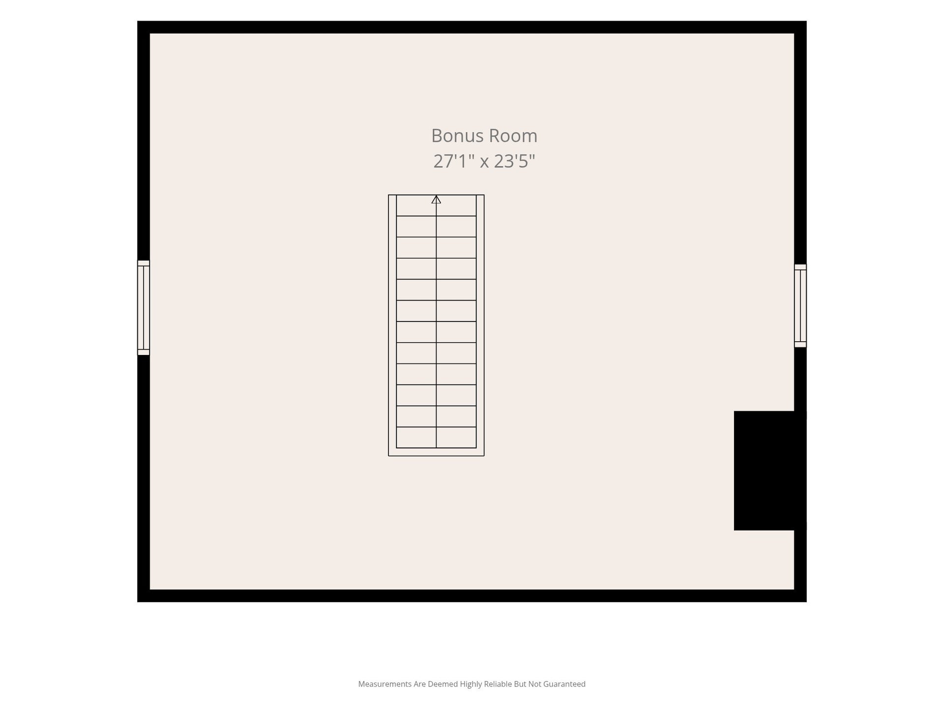 Floor plan for third level