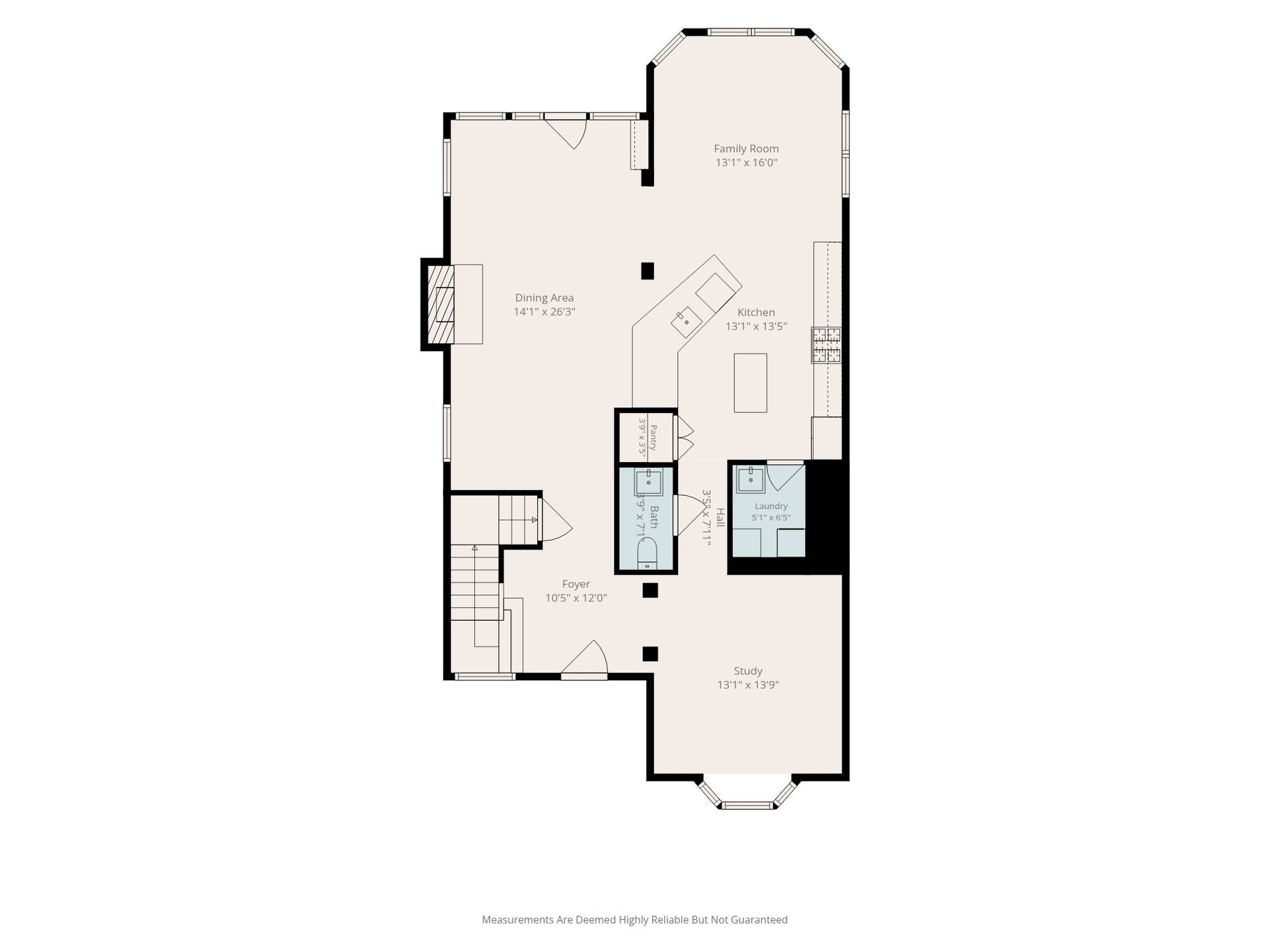 Floor plan for main floor