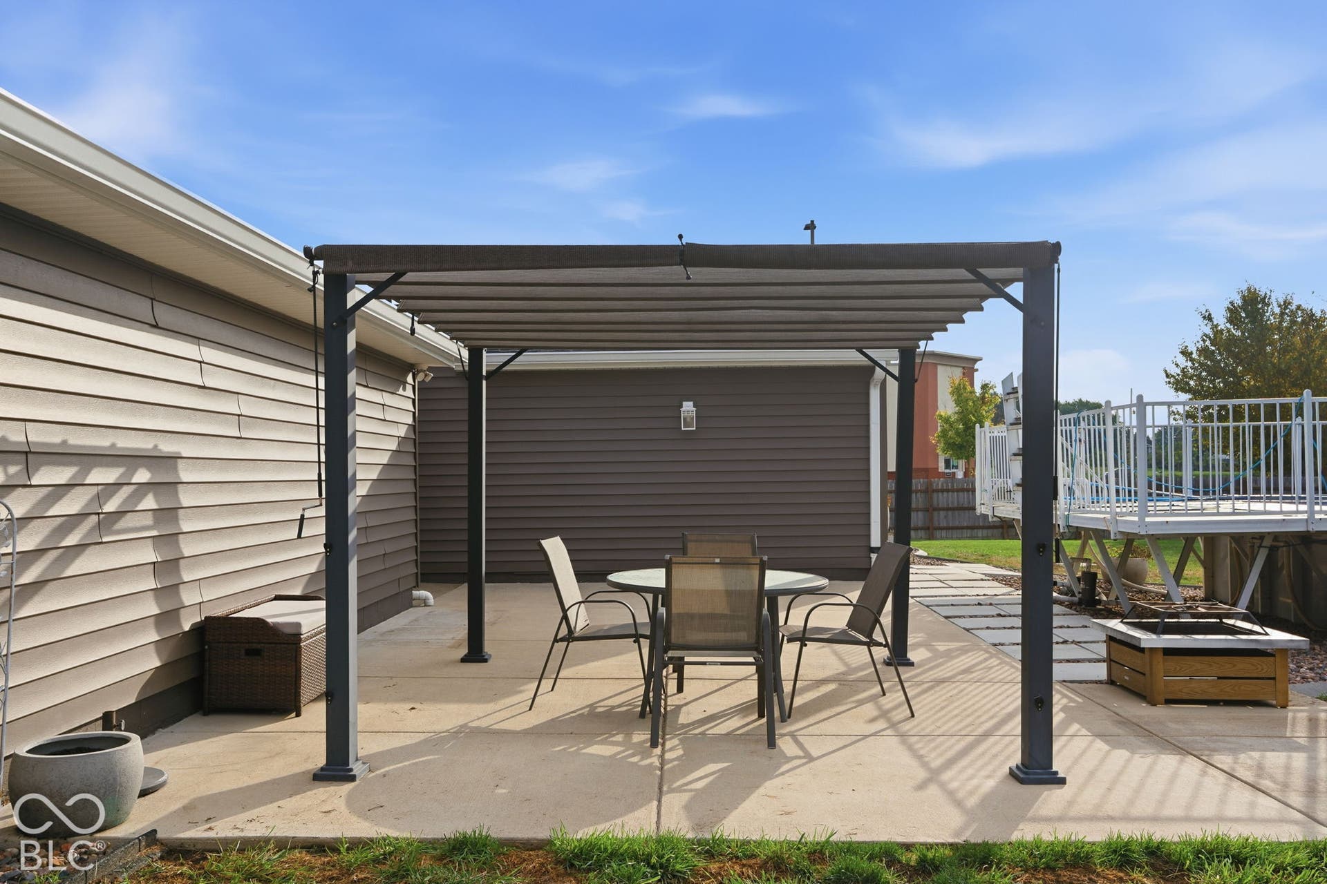 4937 E Edgewood, Indianapolis, IN 46237 Pool, covered patio and a large fenced backyard give you room to entertain, relax and enjoy the outdoors at home.