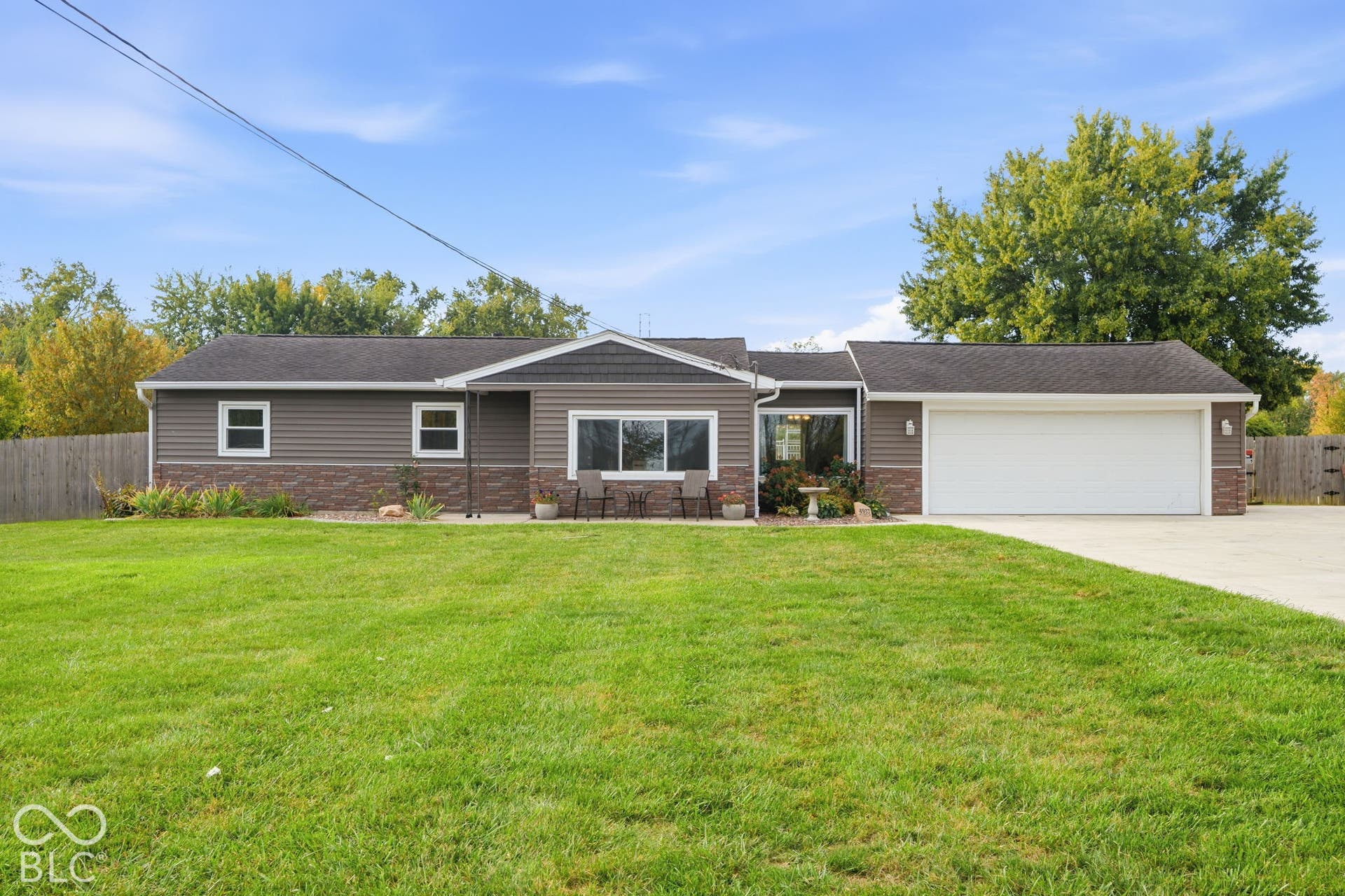 4937 E Edgewood, Indianapolis, IN 46237 Nearly 2 acres in Perry Township with the convenience of an Indianapolis address, plus a horse barn, fenced acreage, and pool just beyond the home.