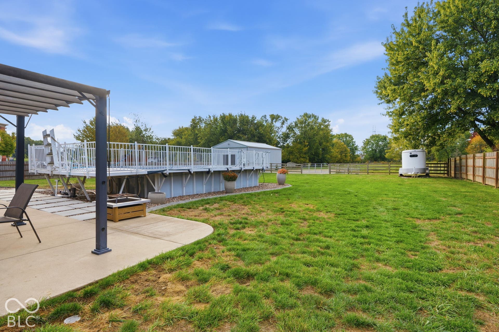 4937 E Edgewood, Indianapolis, IN 46237 Pool, covered patio and a large fenced backyard give you room to entertain, relax and enjoy the outdoors at home.