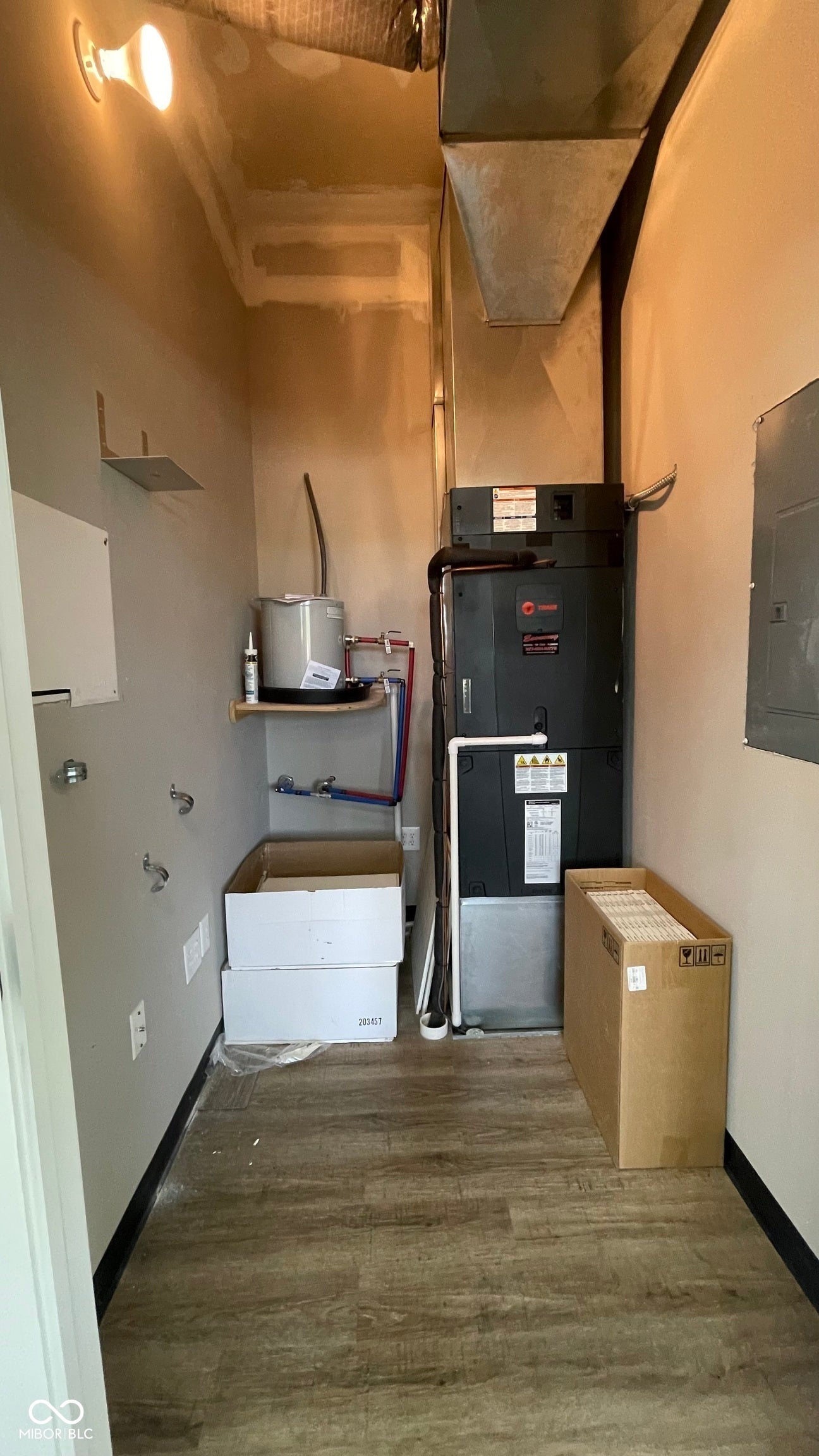utilities with electric panel