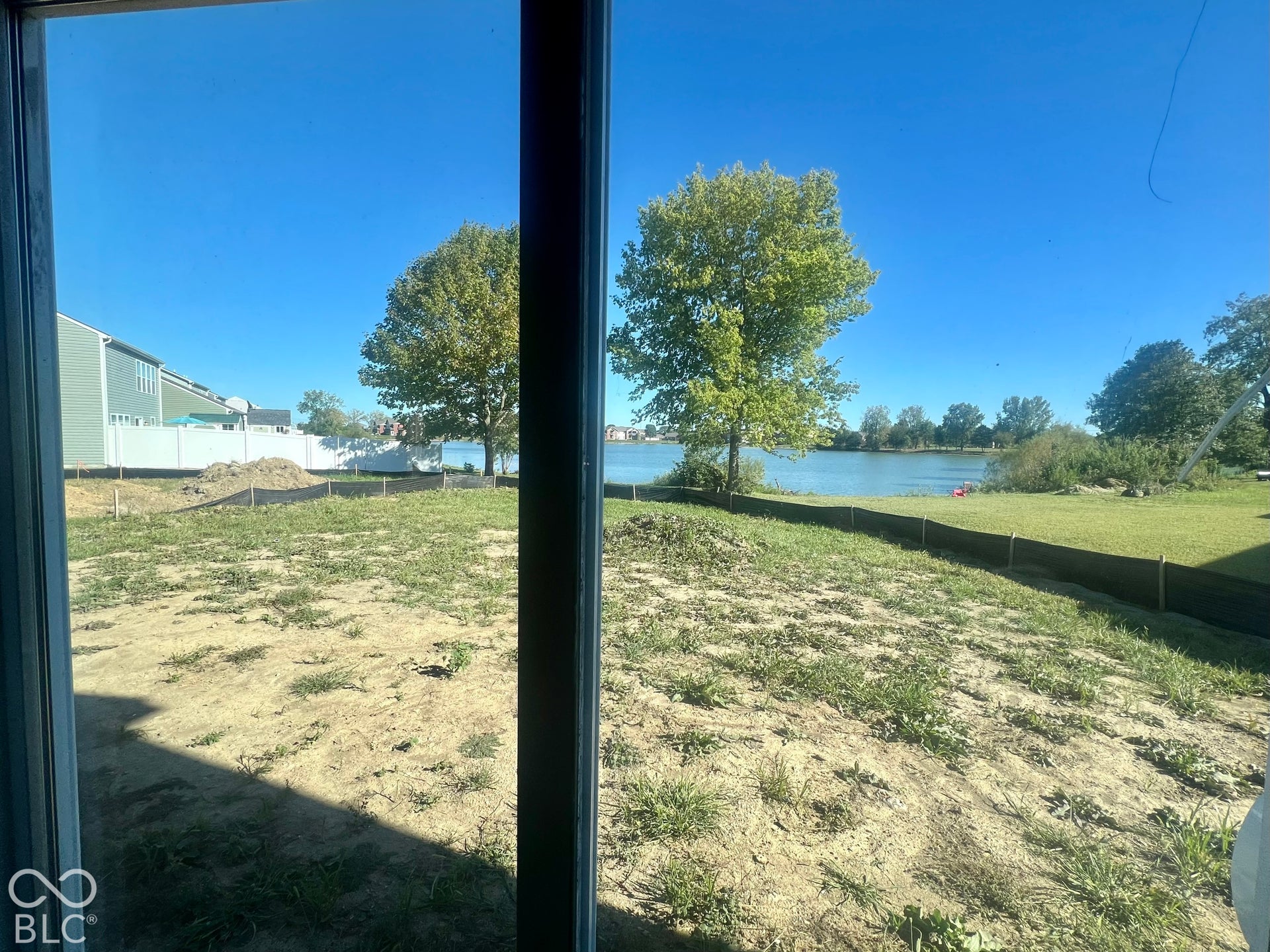 View from back door.