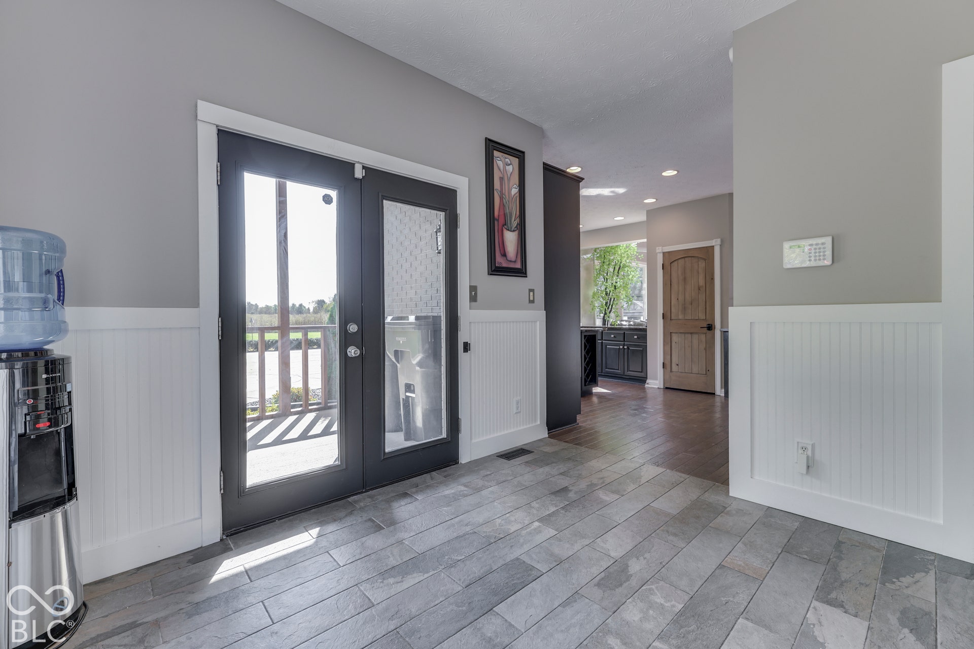 1307 E 125 S, Franklin, IN 46131 Patio doors in mud room lead out to the pool
