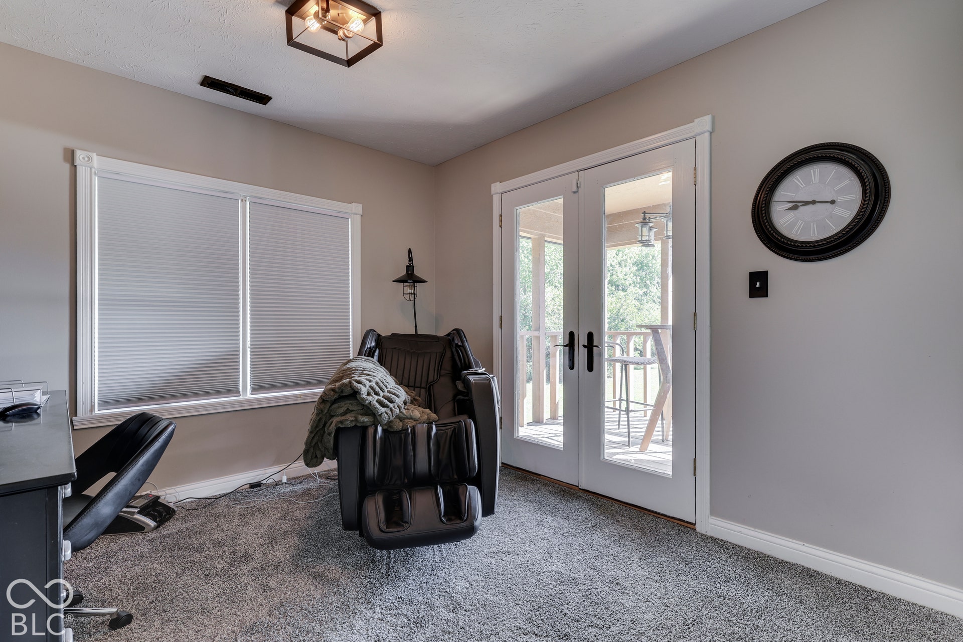 1307 E 125 S, Franklin, IN 46131 Sitting room/office area with door leading to private balcony off Primary suite