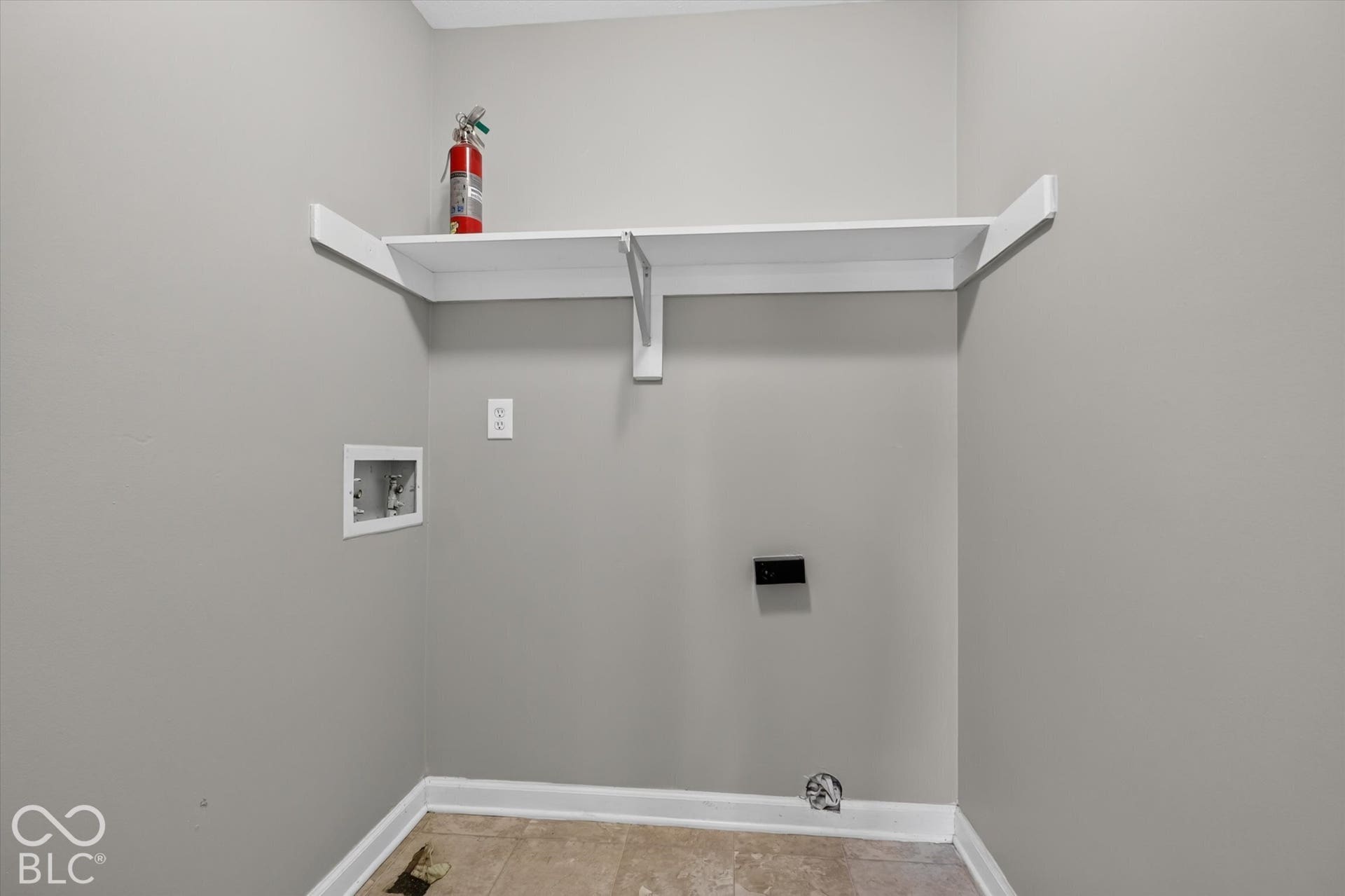 View of laundry room