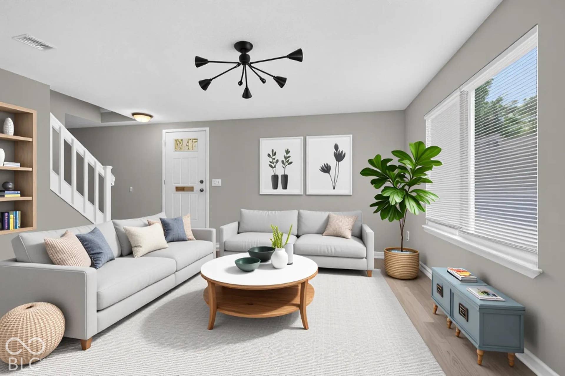 Virtually Altered - Virtual staging of living room
