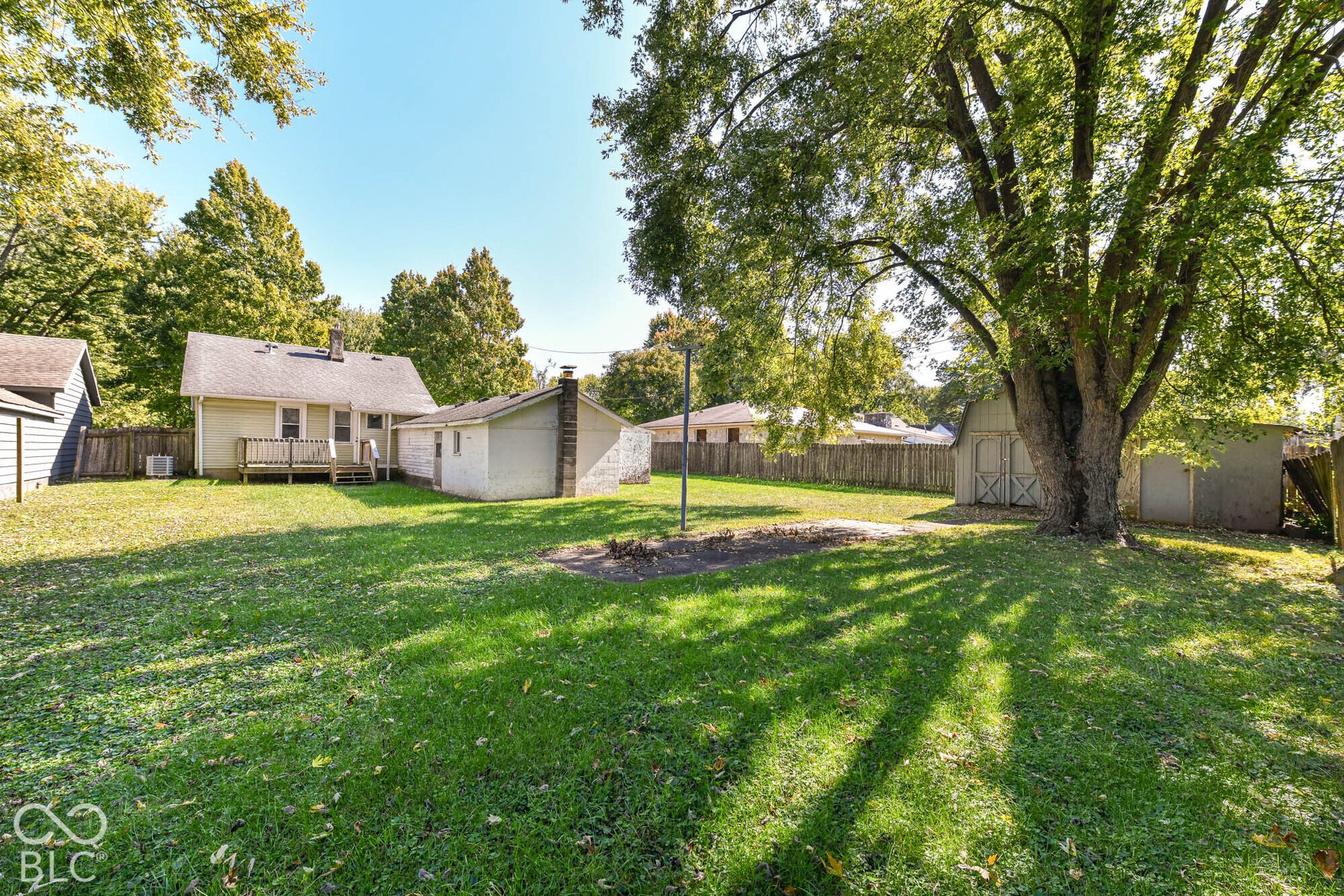 896 Young Street, Franklin, IN 46131 Expansive backyard with so much room to run, play, and enjoy!