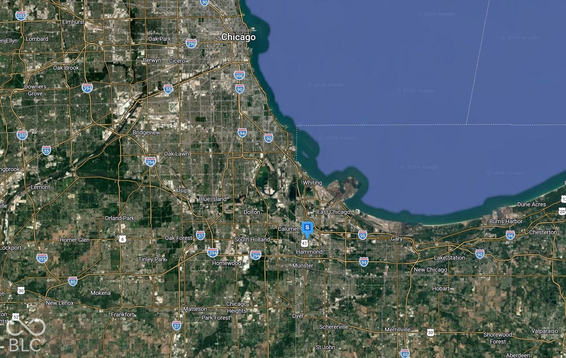 Map. Indicating the geographic location of the property within a regional context