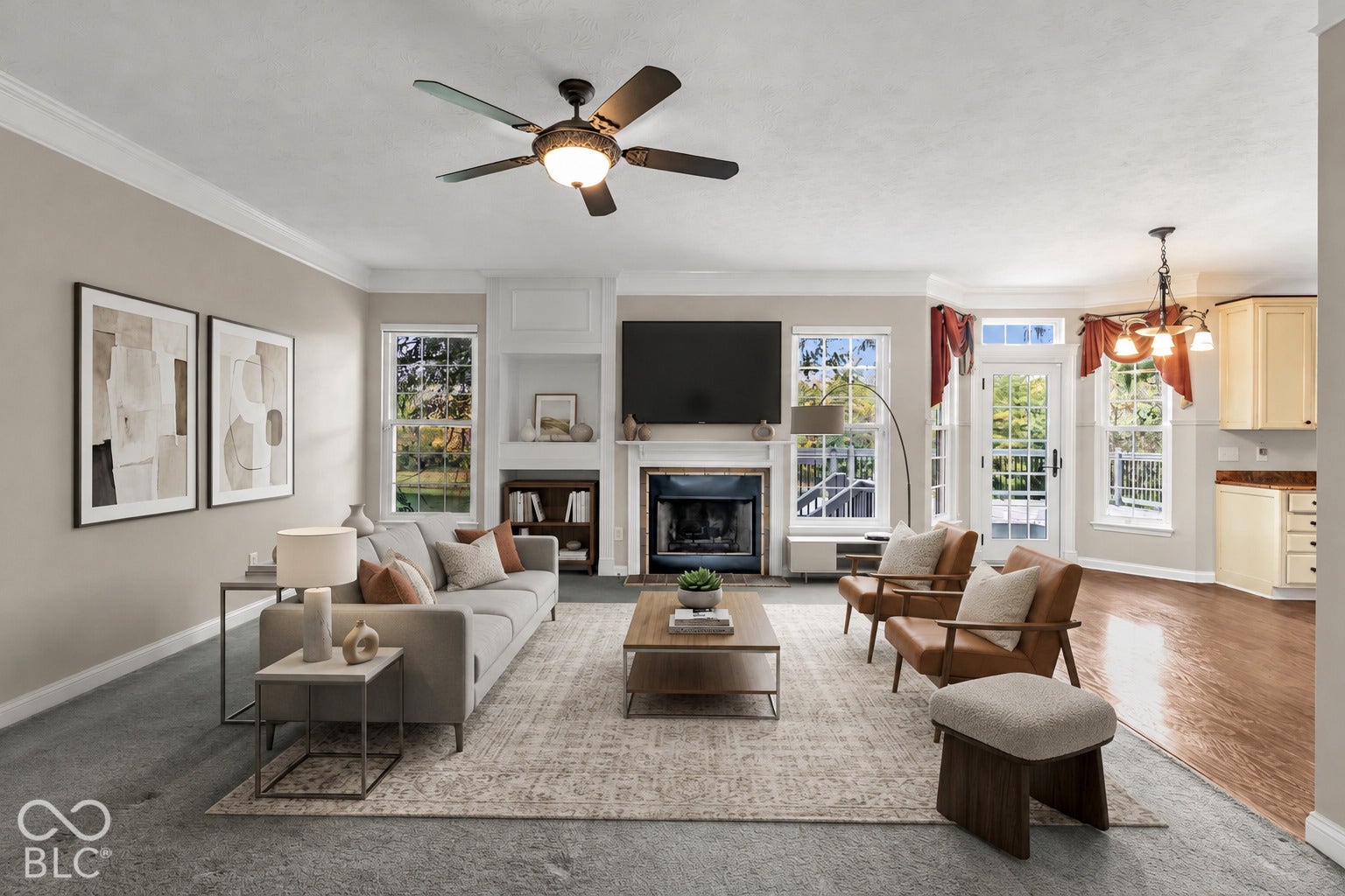 6763 Woodcliff Circle, Zionsville, IN 46077 Virtually Altered -