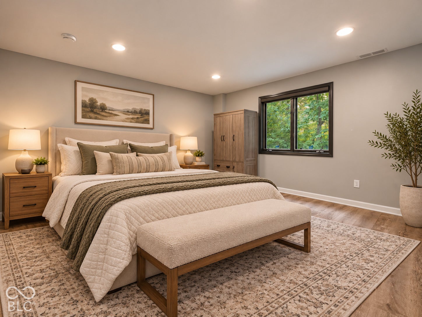 Virtually Altered - 4th bedroom in walkout basement