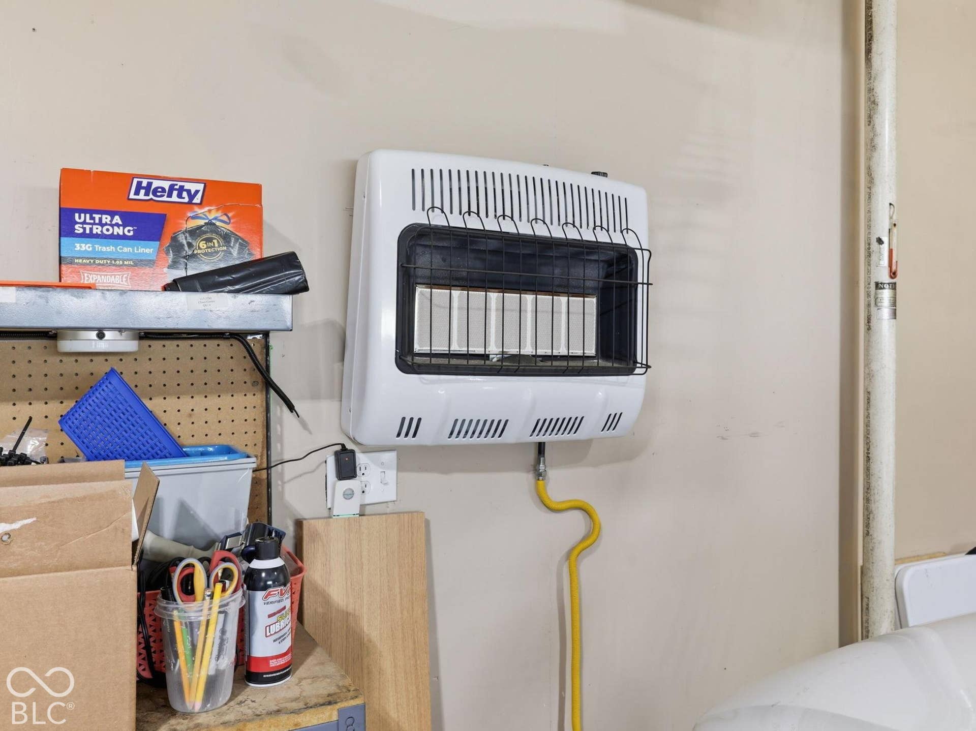 Garage has a new ventless natural gas heater!