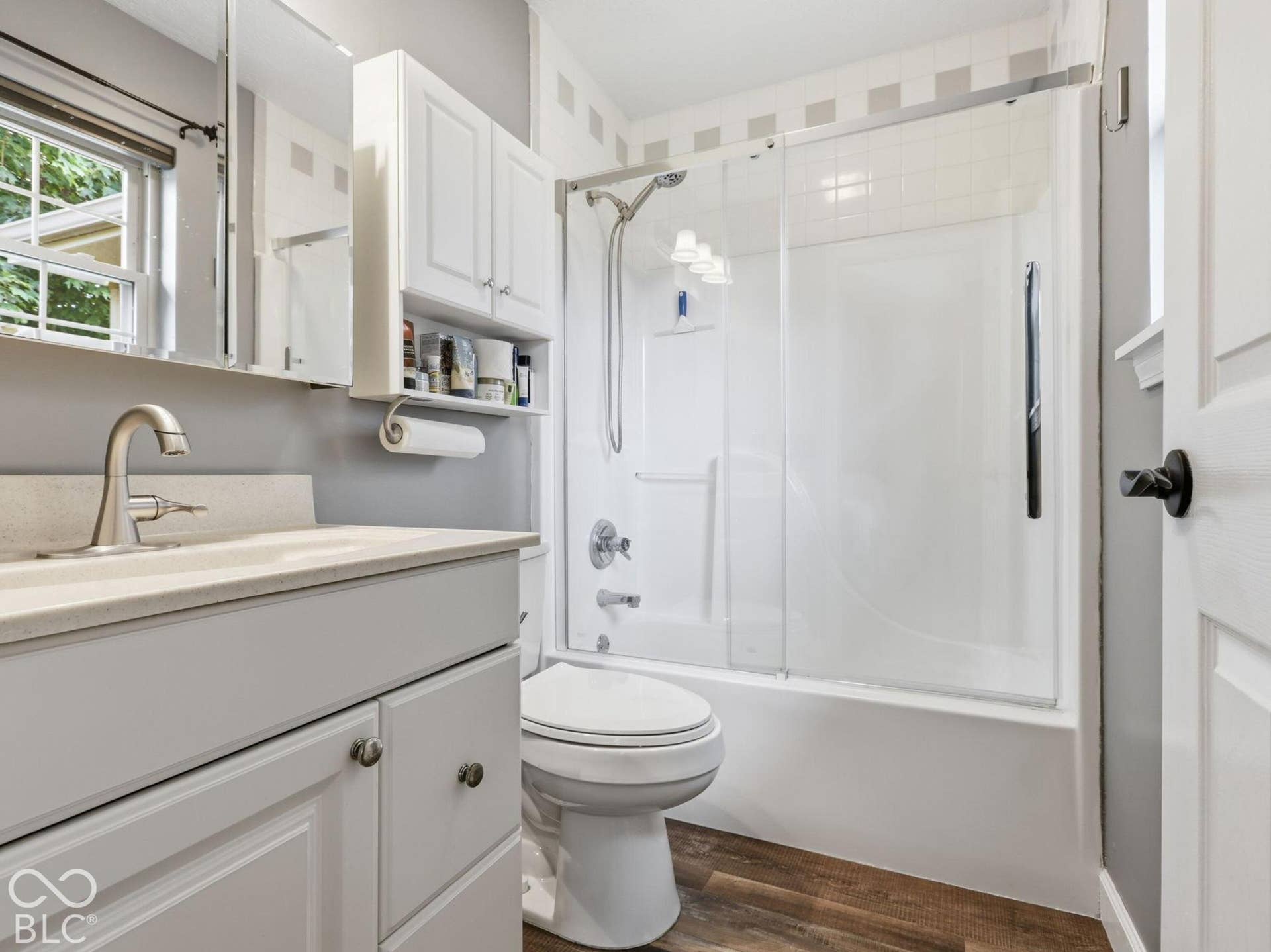 Primary bathroom that has been updated