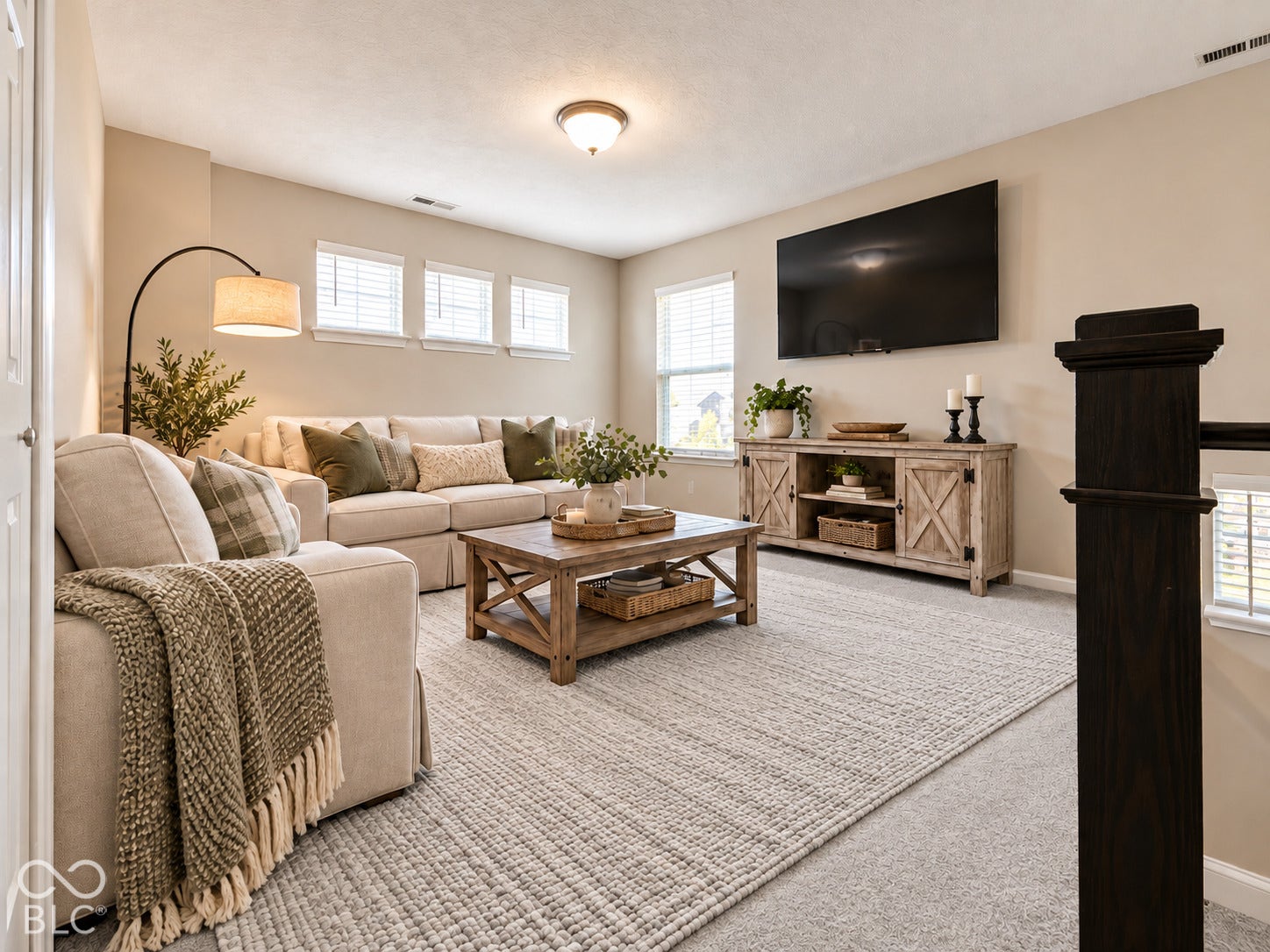 Virtually Altered - Virtually staged but this loft is beautiful!