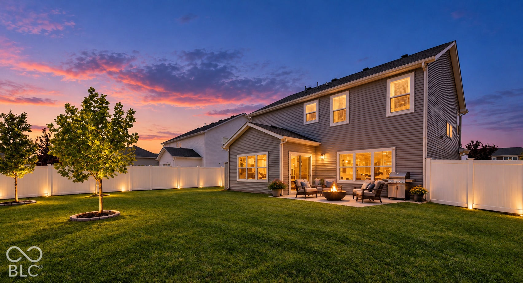 Virtually Altered - The owners added this 6 ft privacy fence which surrounds a large yard and patio! Perfect for grilling and chilling!