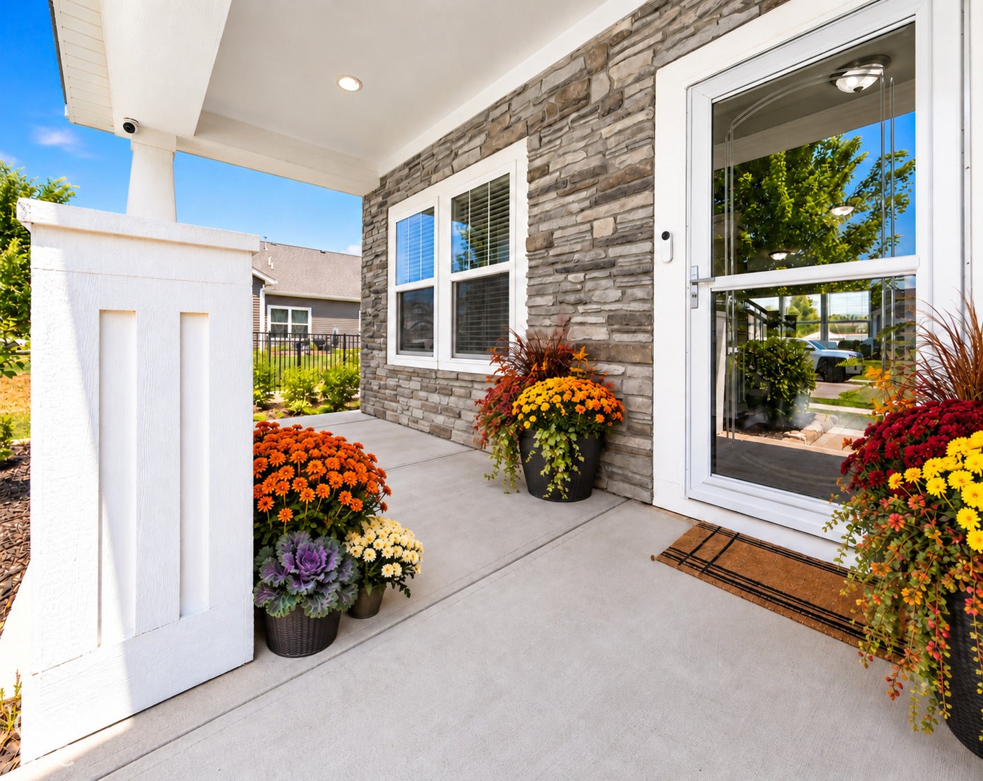 Gorgeous front covered porch
