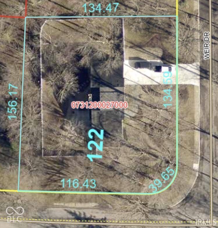 Tax Map. Defining the parcel boundaries and measurements for the property