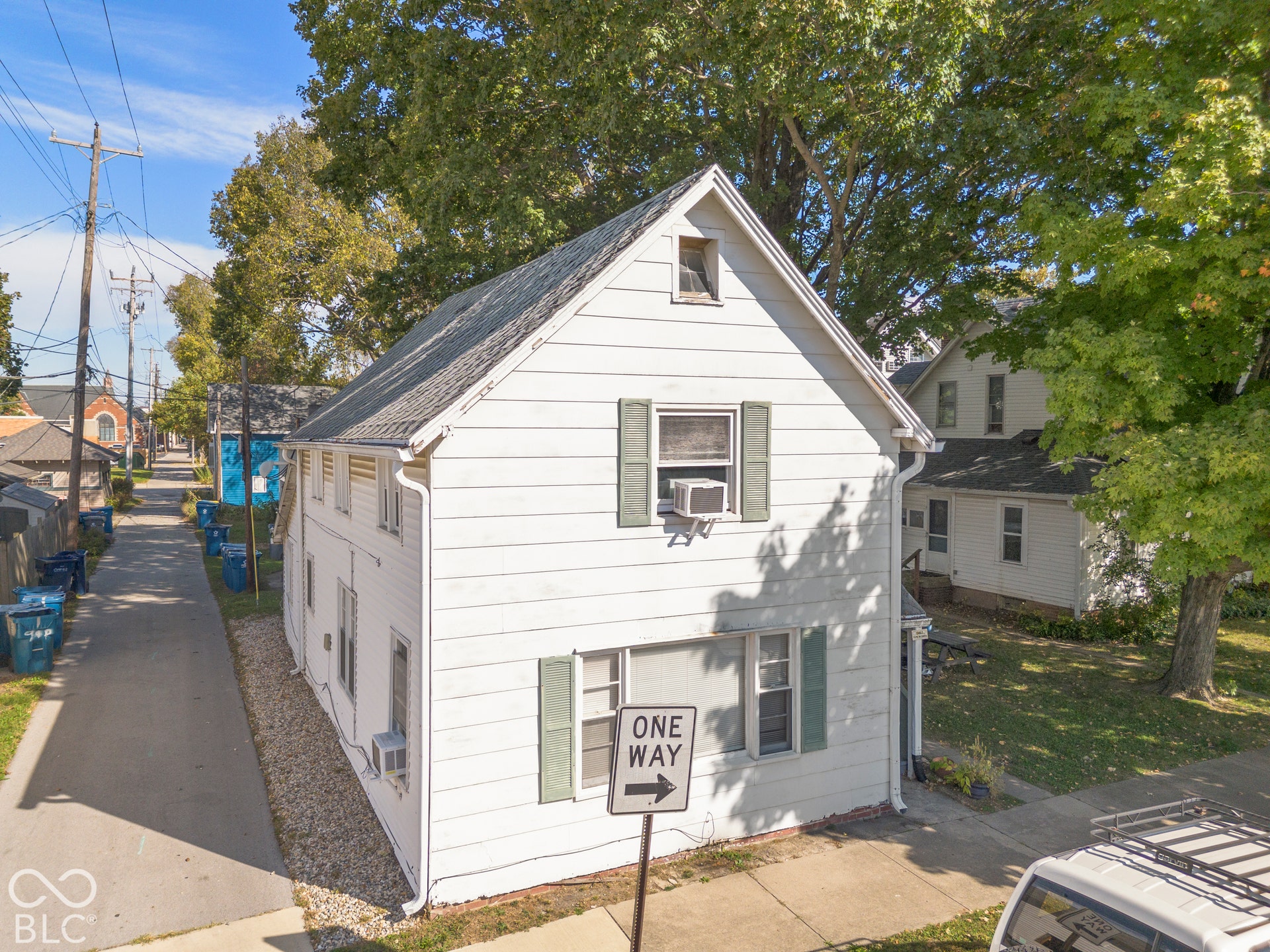 Carriage house with 3 rental units.