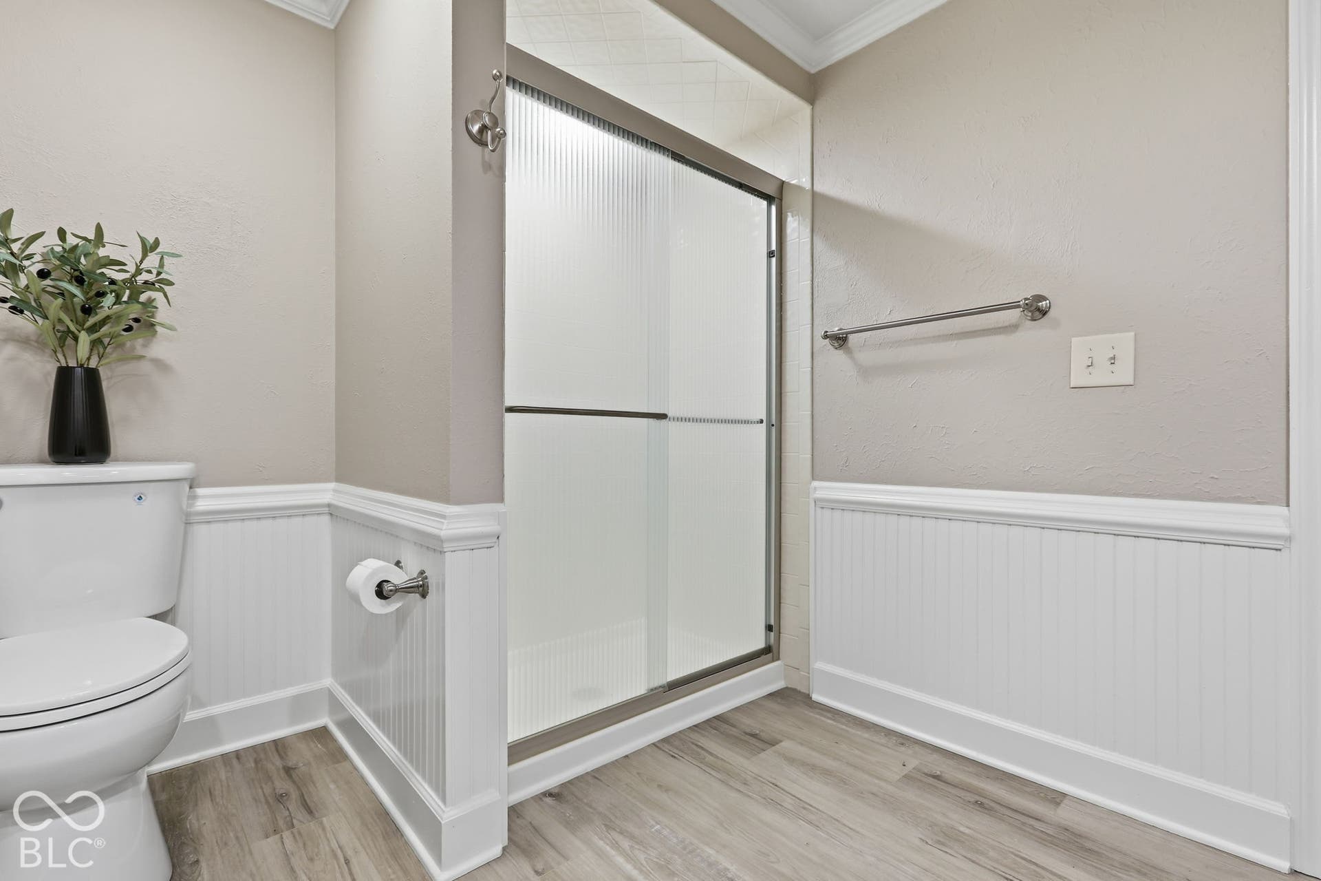 Basement Bathroom with Stand-up Shower