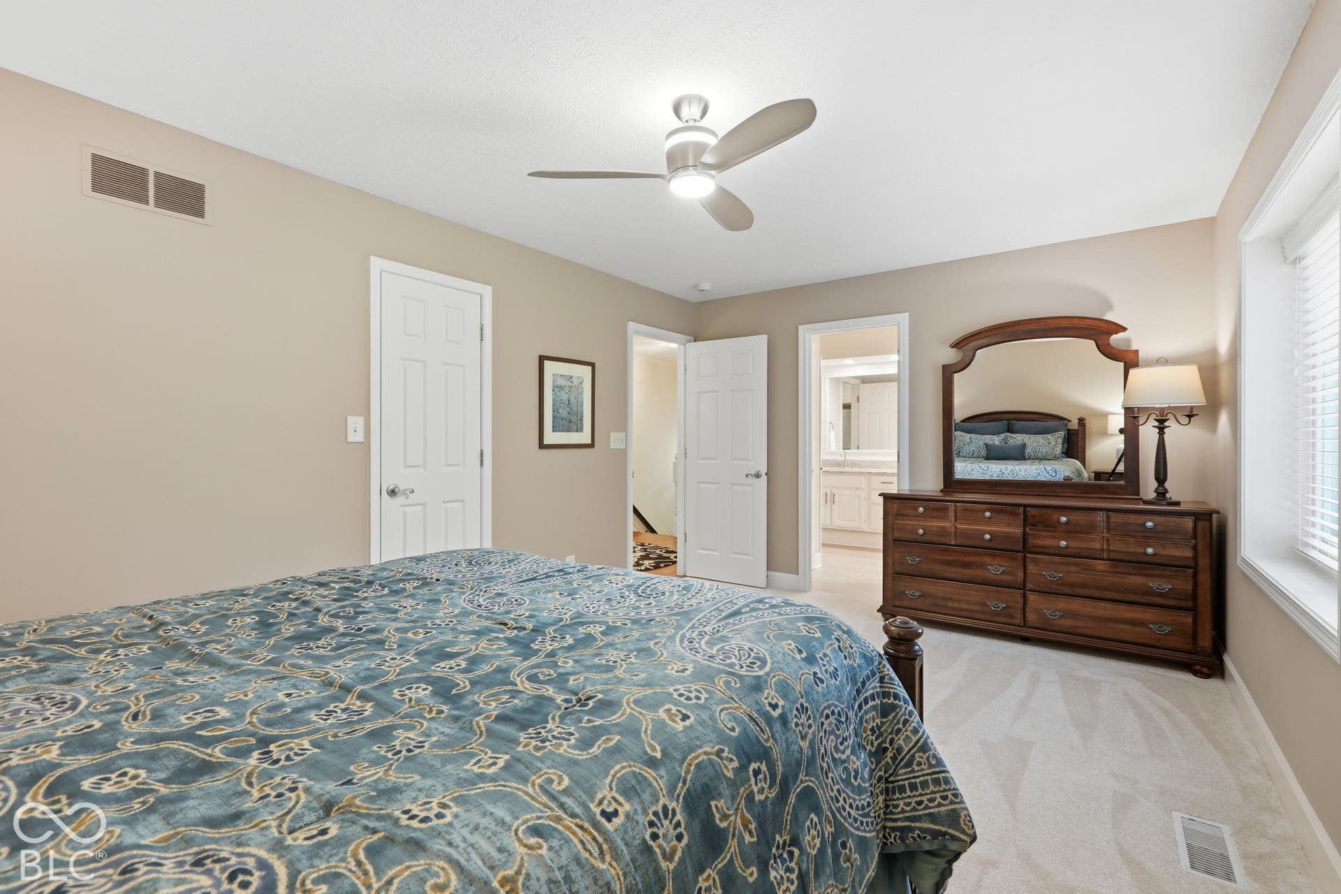 Bedroom #2 with access to hall guest bathroom