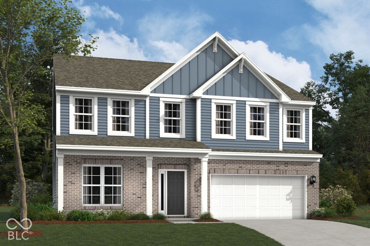 10020 Redwood Peak Lane, Indianapolis, IN 46259 Exterior rendering - for representational purposes