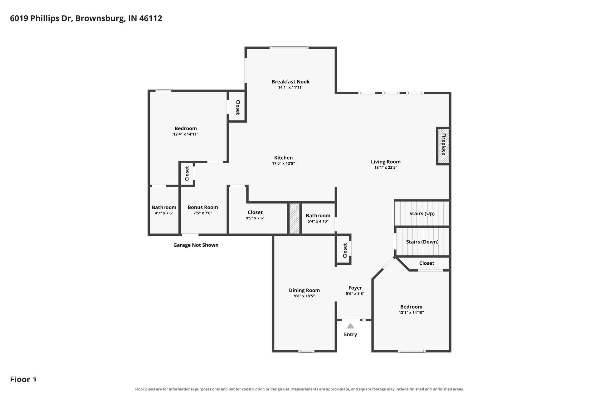 6019 Phillips Drive, Brownsburg, IN 46112