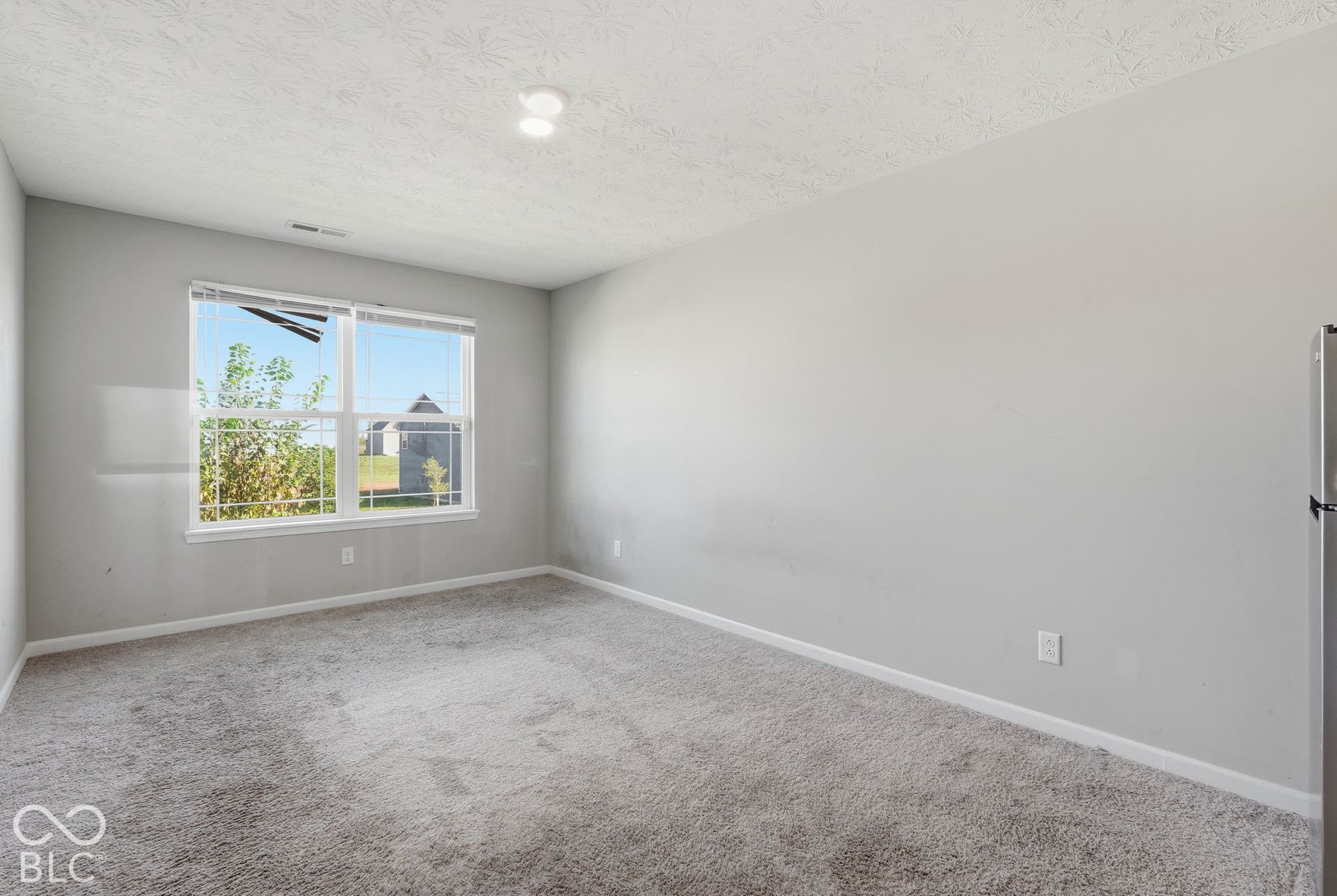 Bedroom with walk-in closet.
