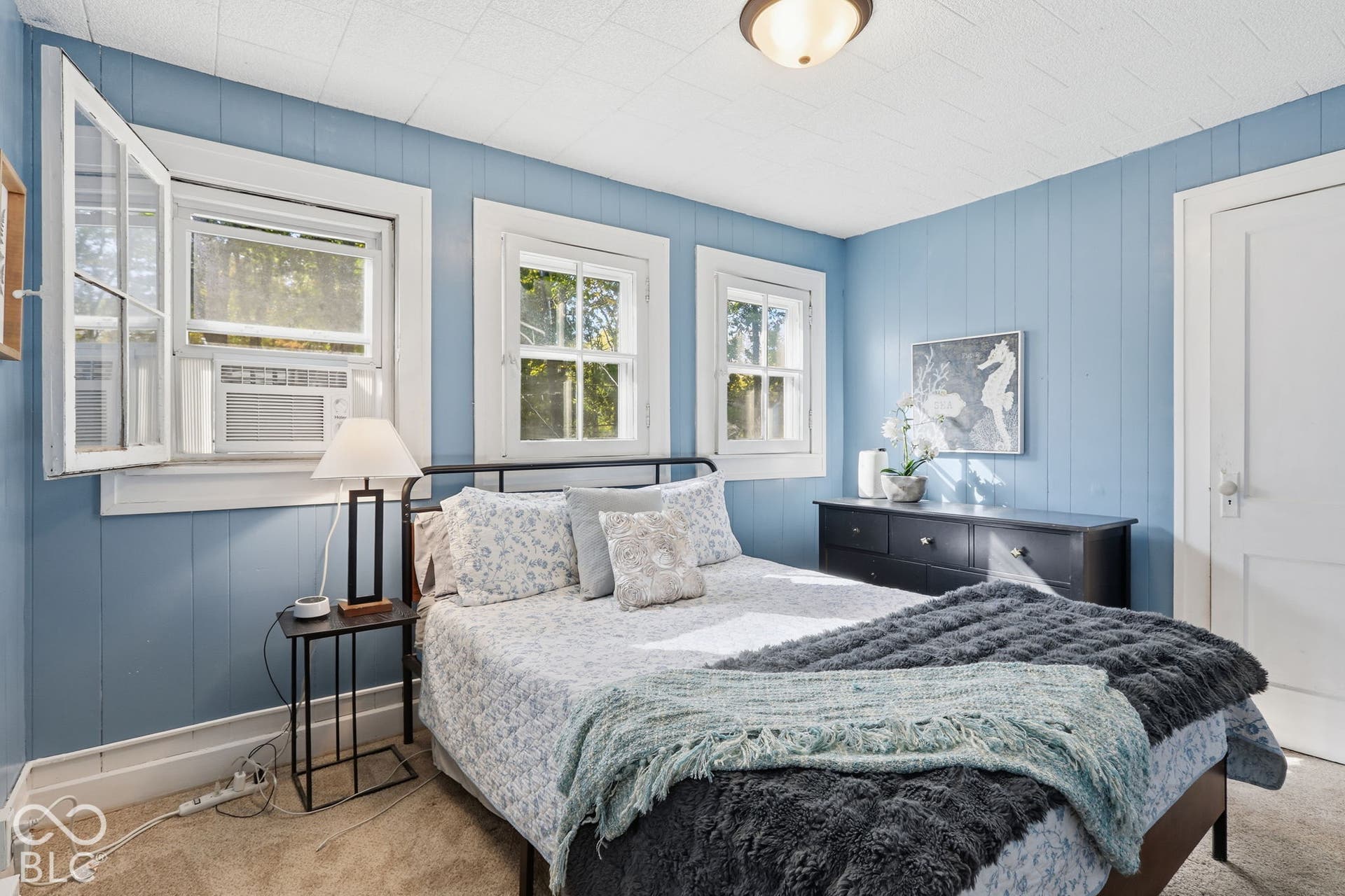 Upstairs Primary Bedroom with Excellent Light and HUGE Walk-in Closet!