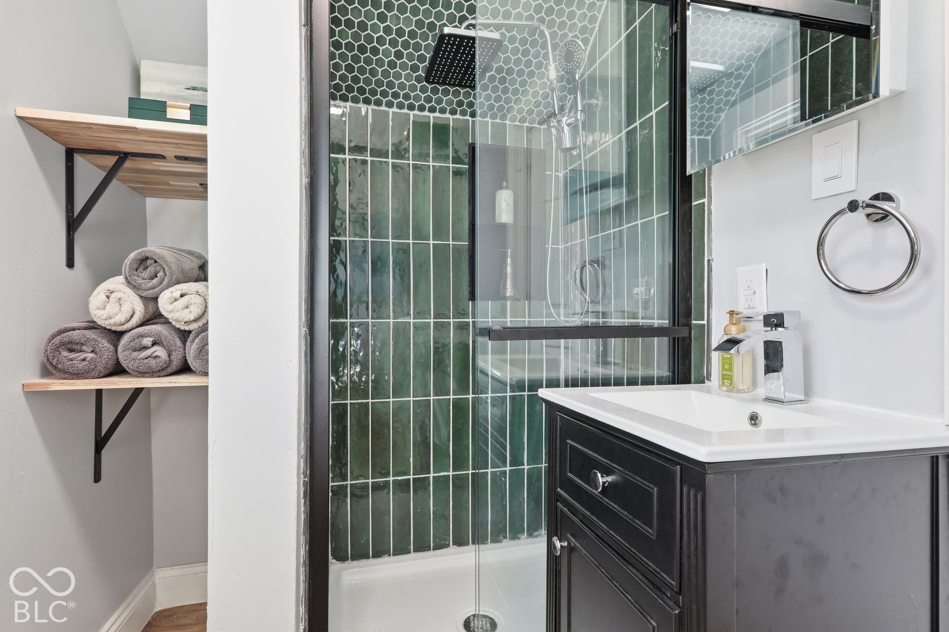 Updated Brand New Upstairs Hall Bath with Shower!