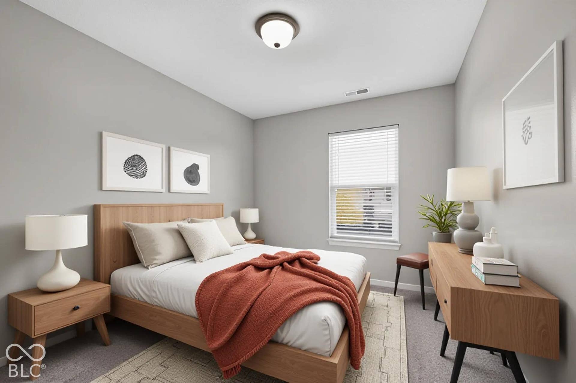 Virtually Altered - Virtual staging of 2nd bedroom